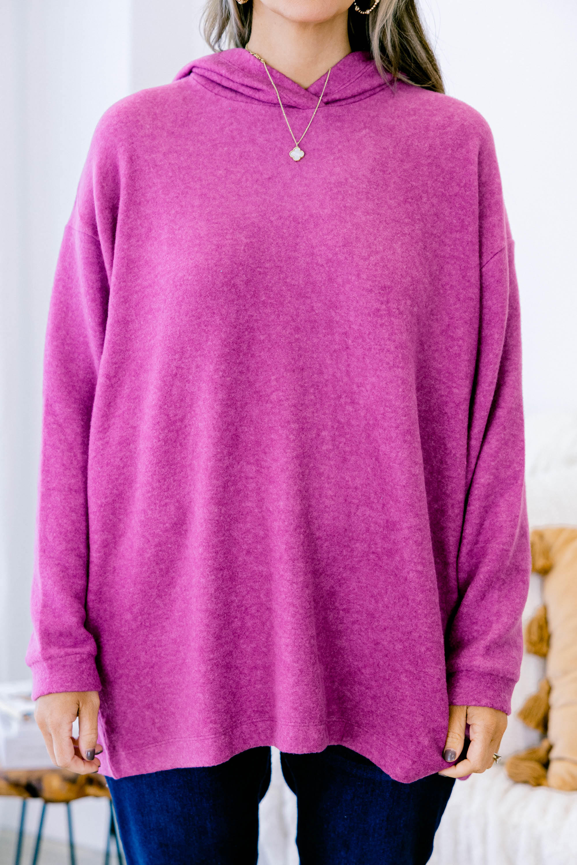 I Am On The Go Top, Light Plum - Giverhouse