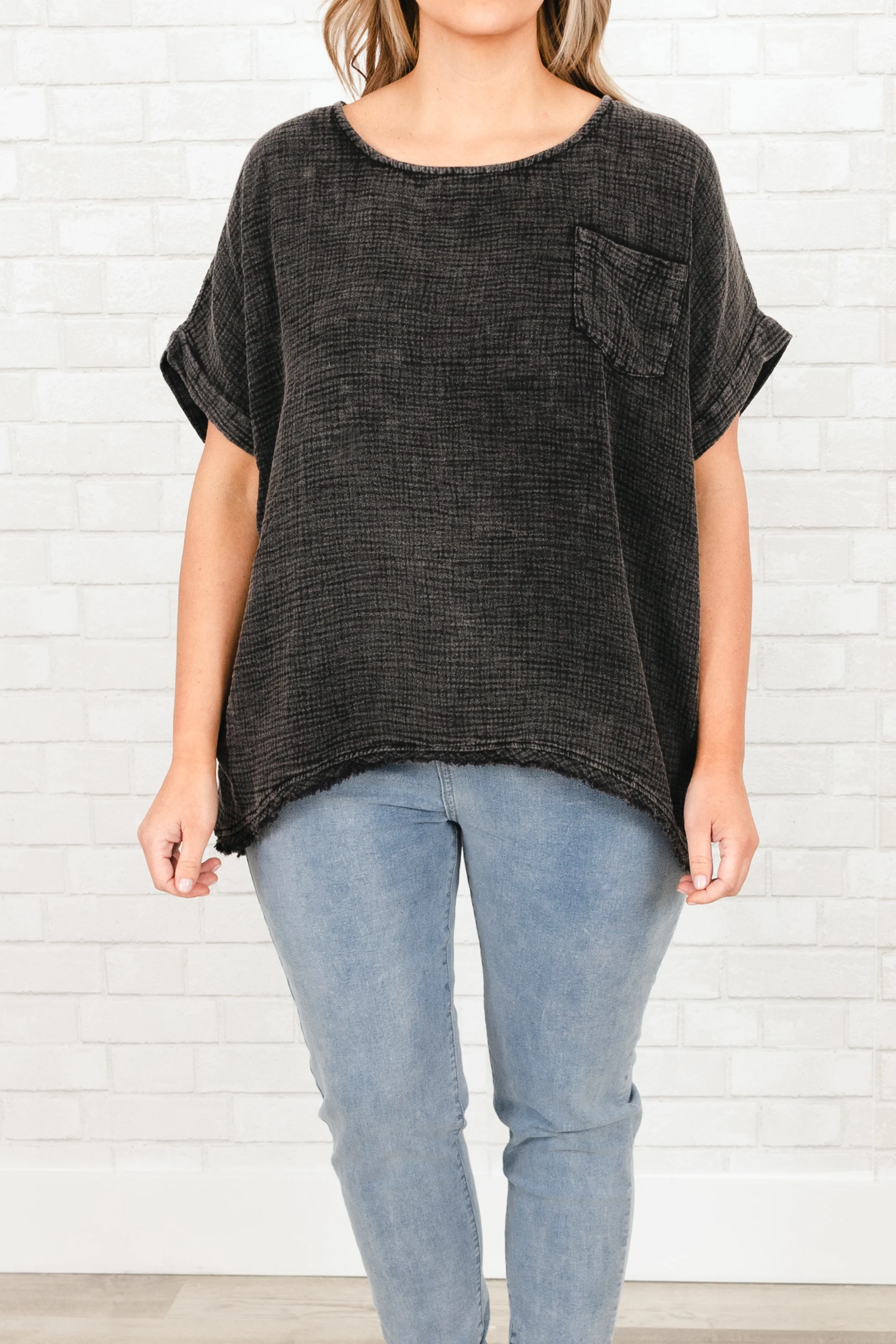 Took My Chances Top, Black - Giverhouse