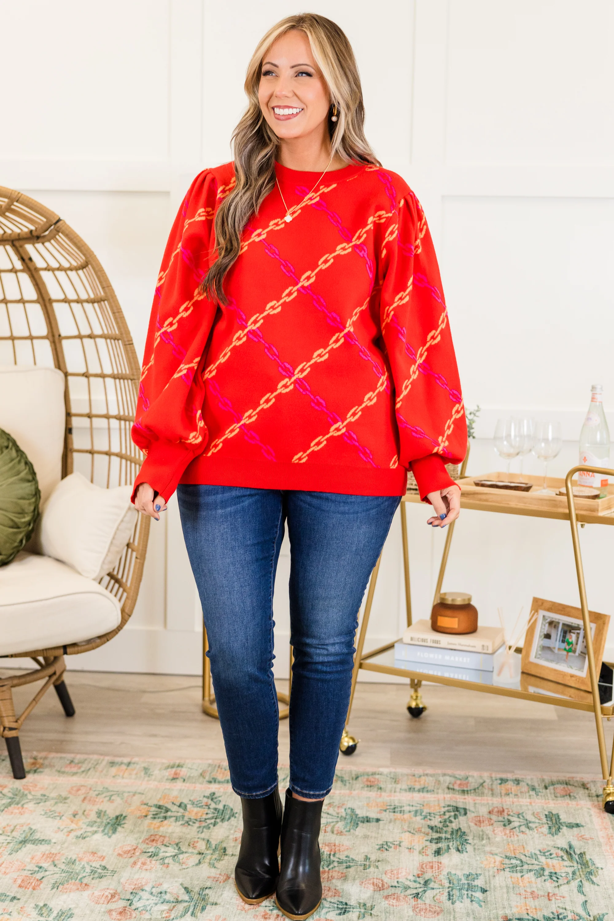 Where's My Present Sweater, Red - Giverhouse