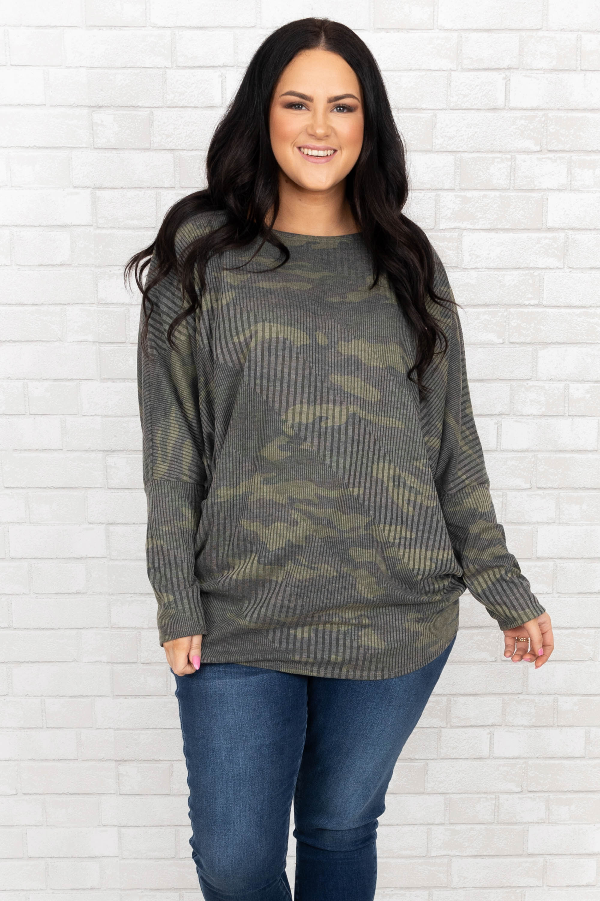 Cute Hideaway Top, Camo - Giverhouse