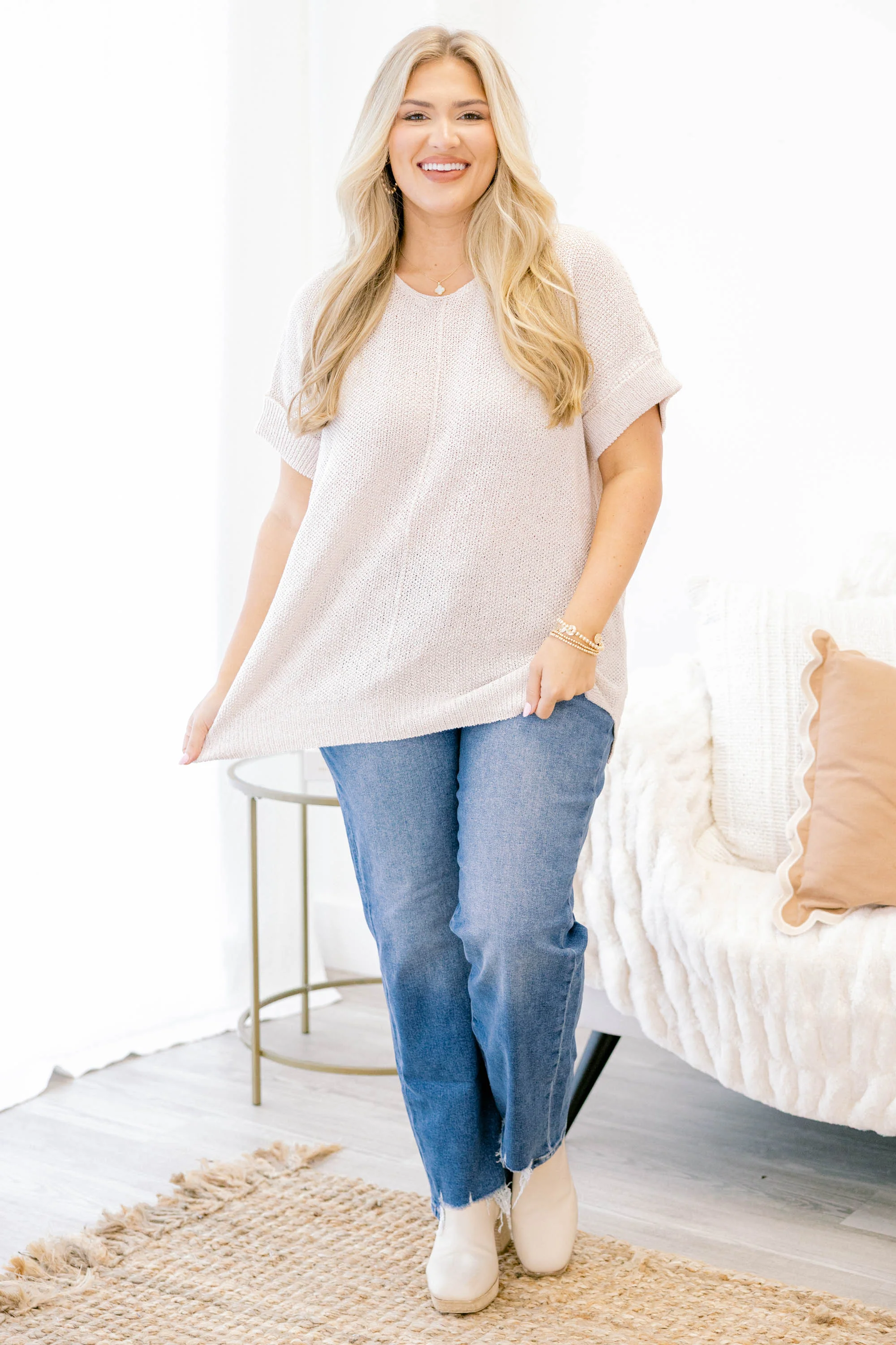 Feels Like The Moment Sweater, Heather Mocha - Giverhouse