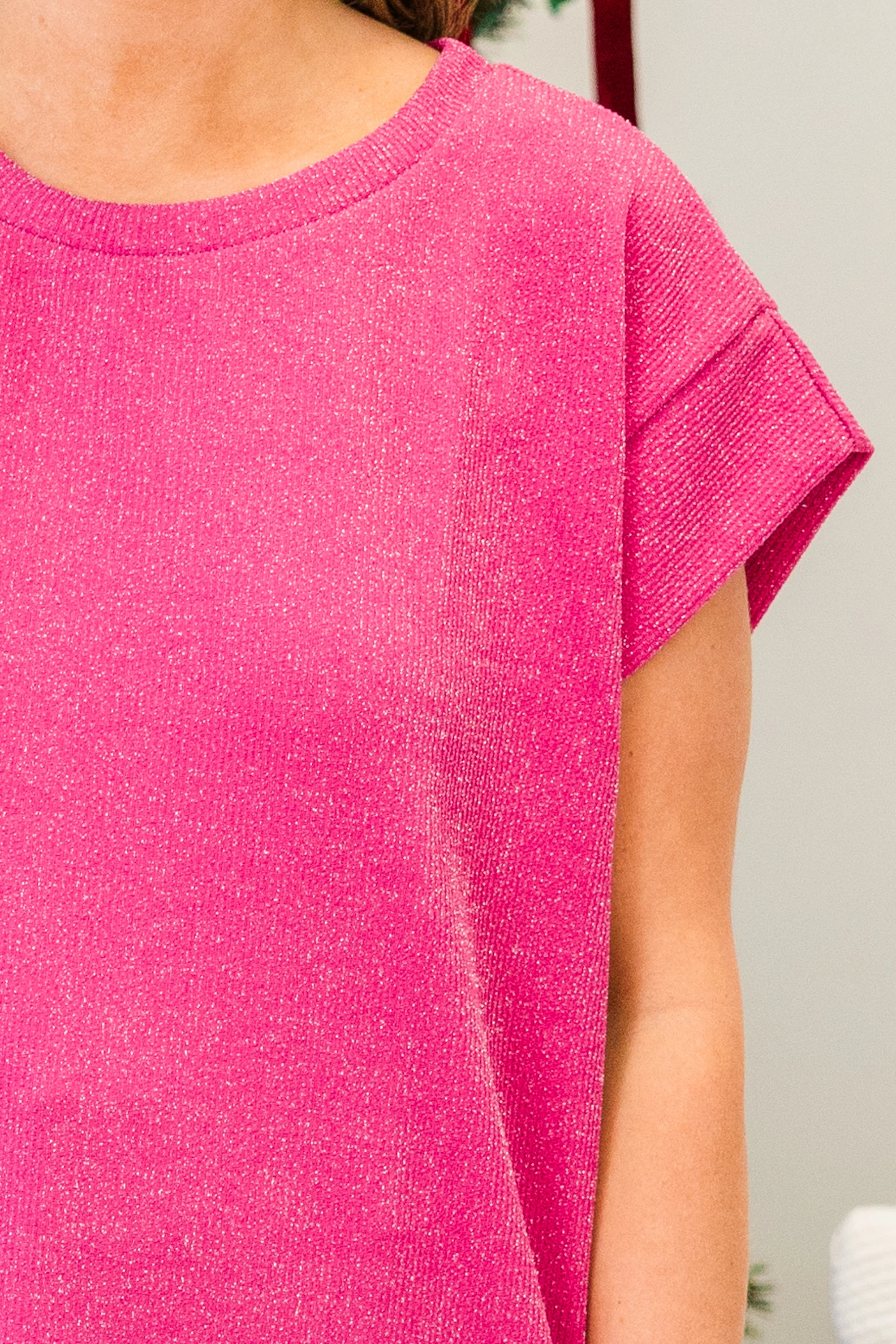 Make A Decision Top, Fuchsia - Giverhouse