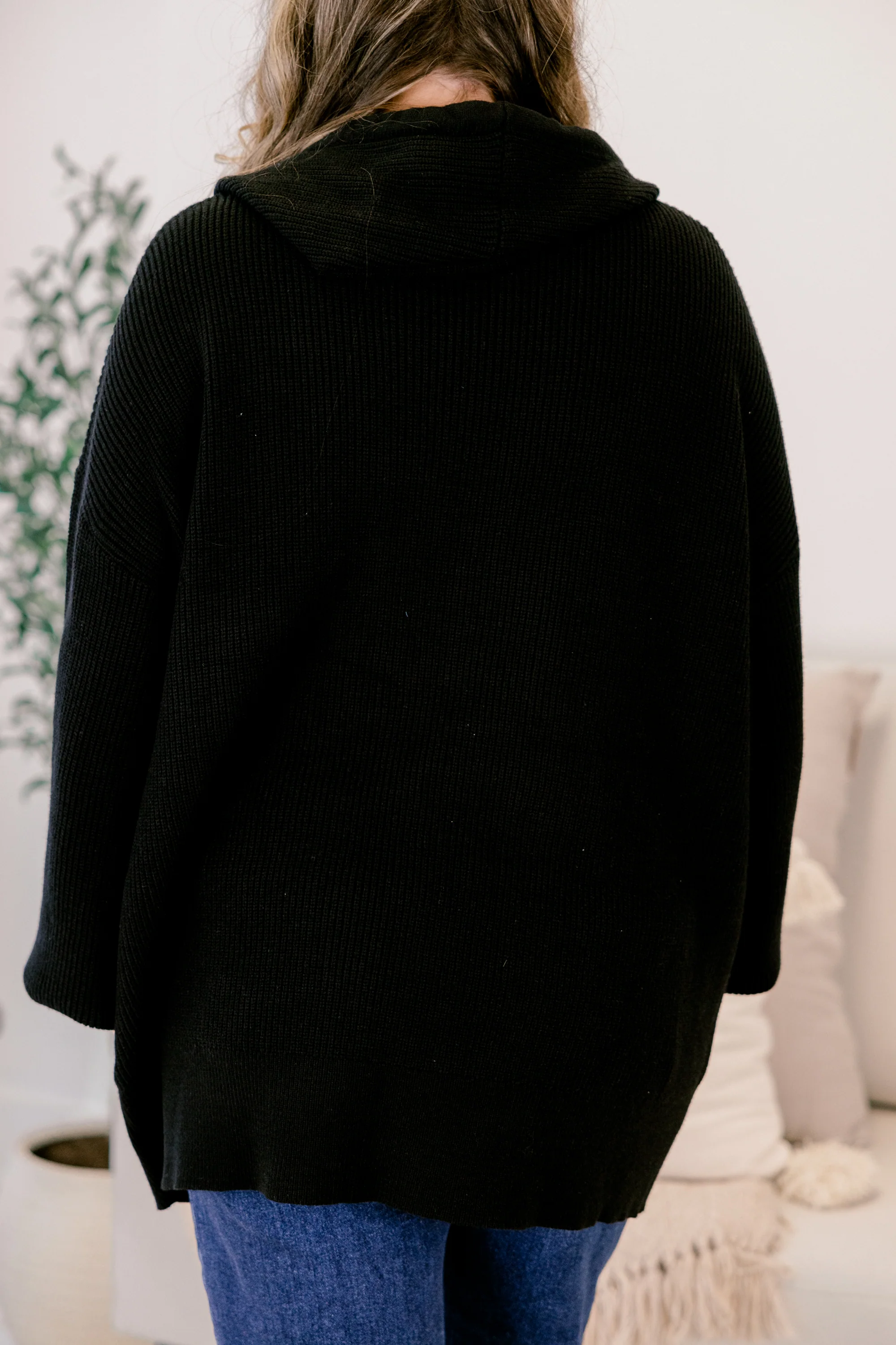 Kind Of Comforting Cardigan, Black - Giverhouse