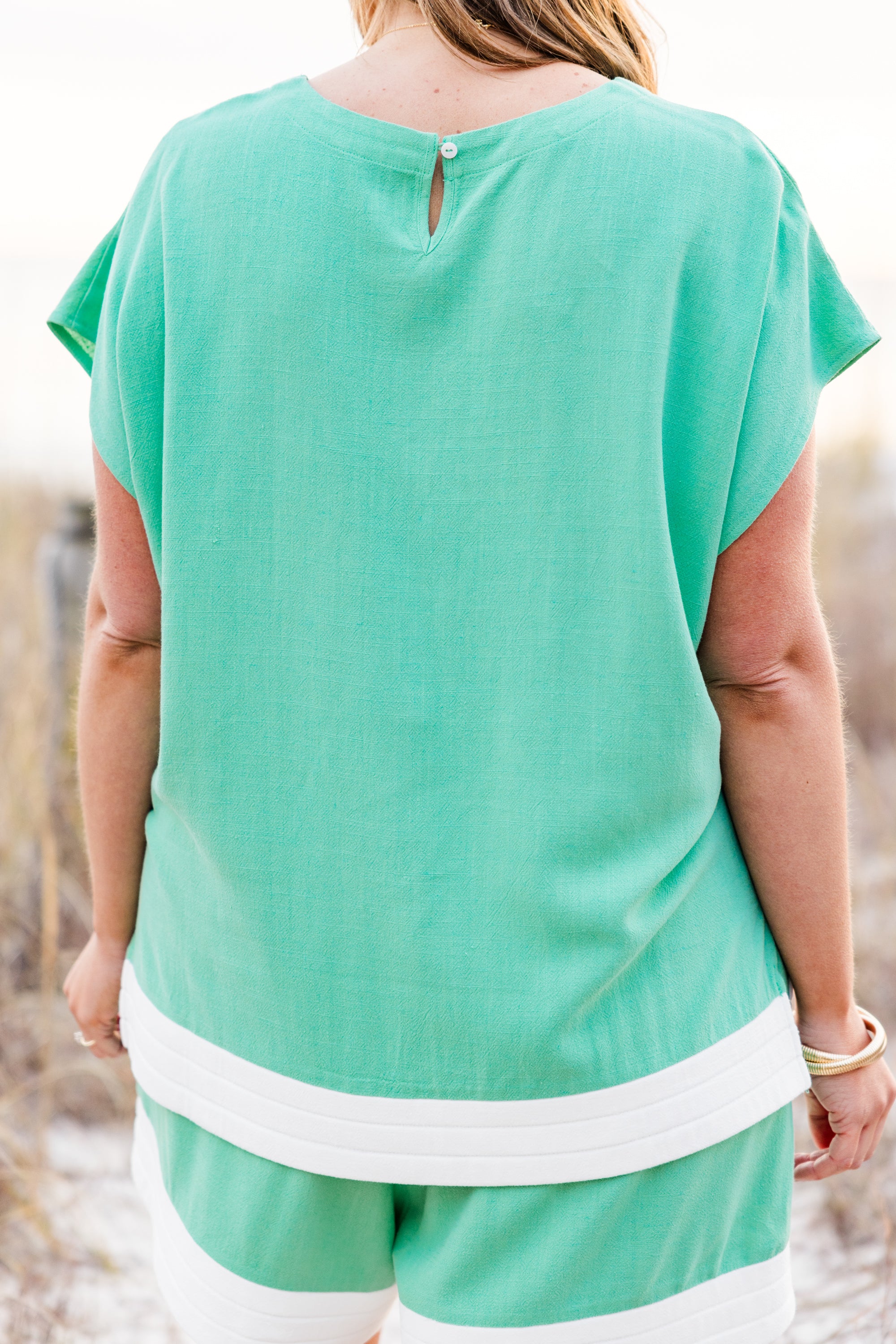 Limitless Time Top, Aqua - Giverhouse