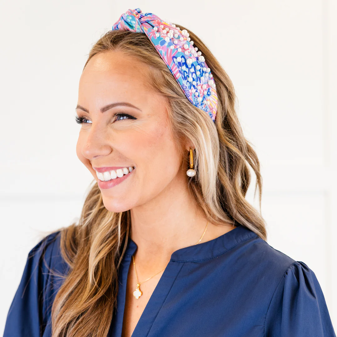 Brighter Days Are Comin' Headband, Pink-Purple - Giverhouse
