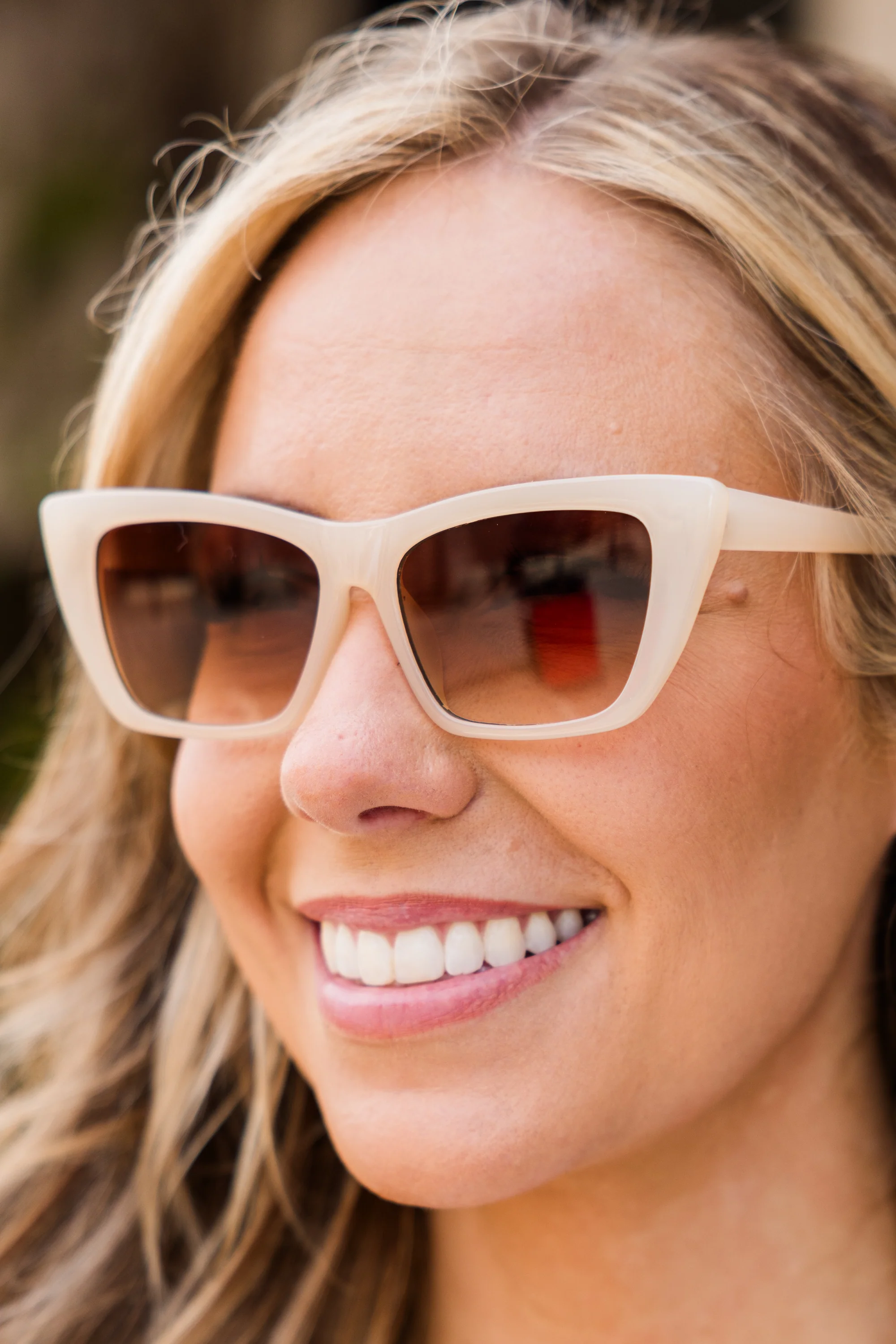 Can't Outshine Me Sunglasses, Cream - Giverhouse