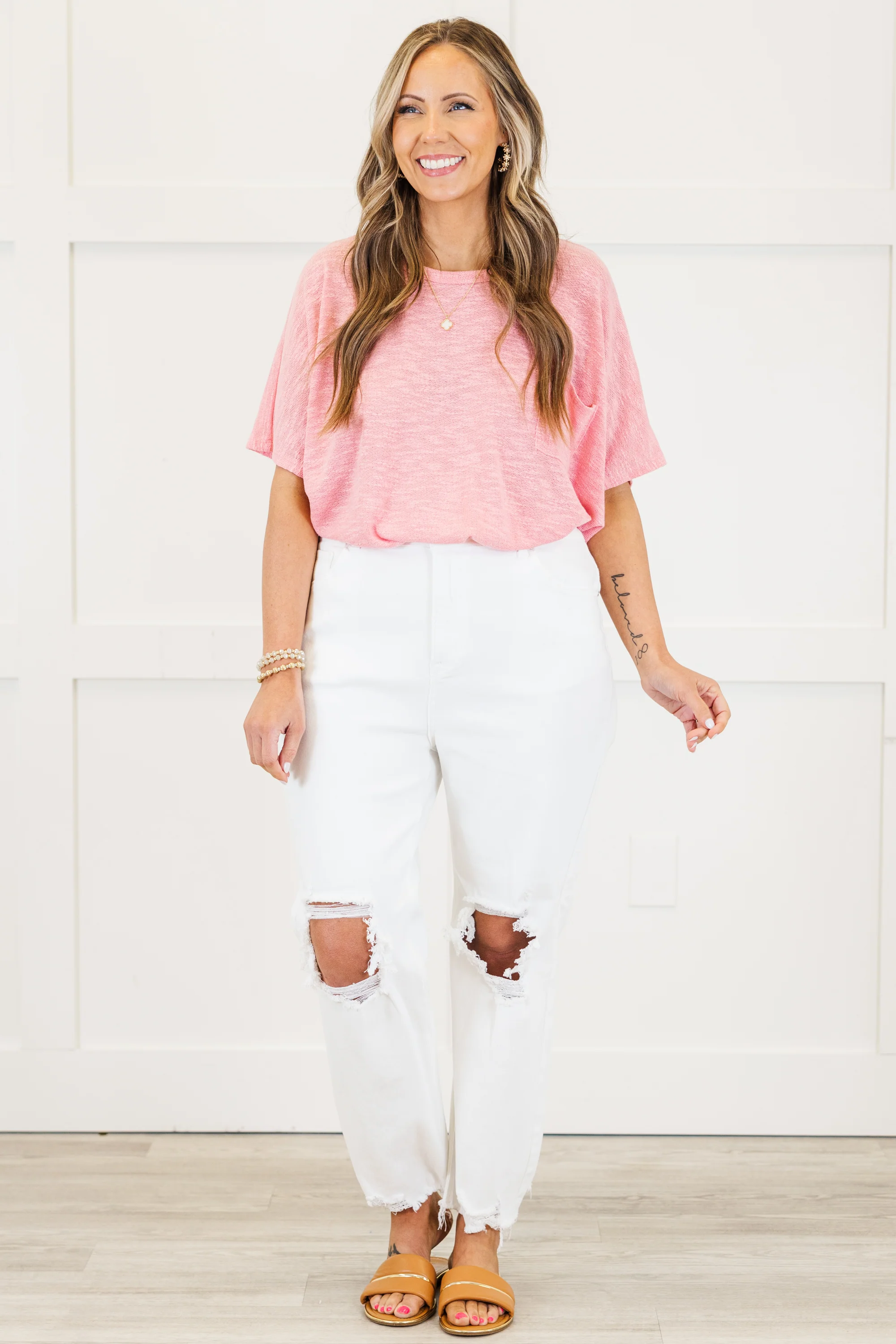 No Secrets Jeans, White - Giverhouse