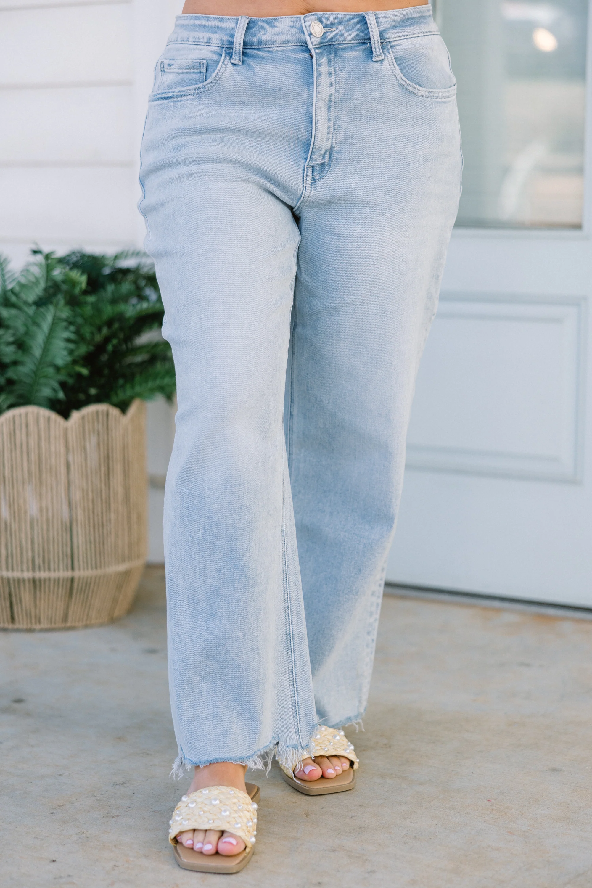 Hard At Work Jeans, Light Wash - Giverhouse