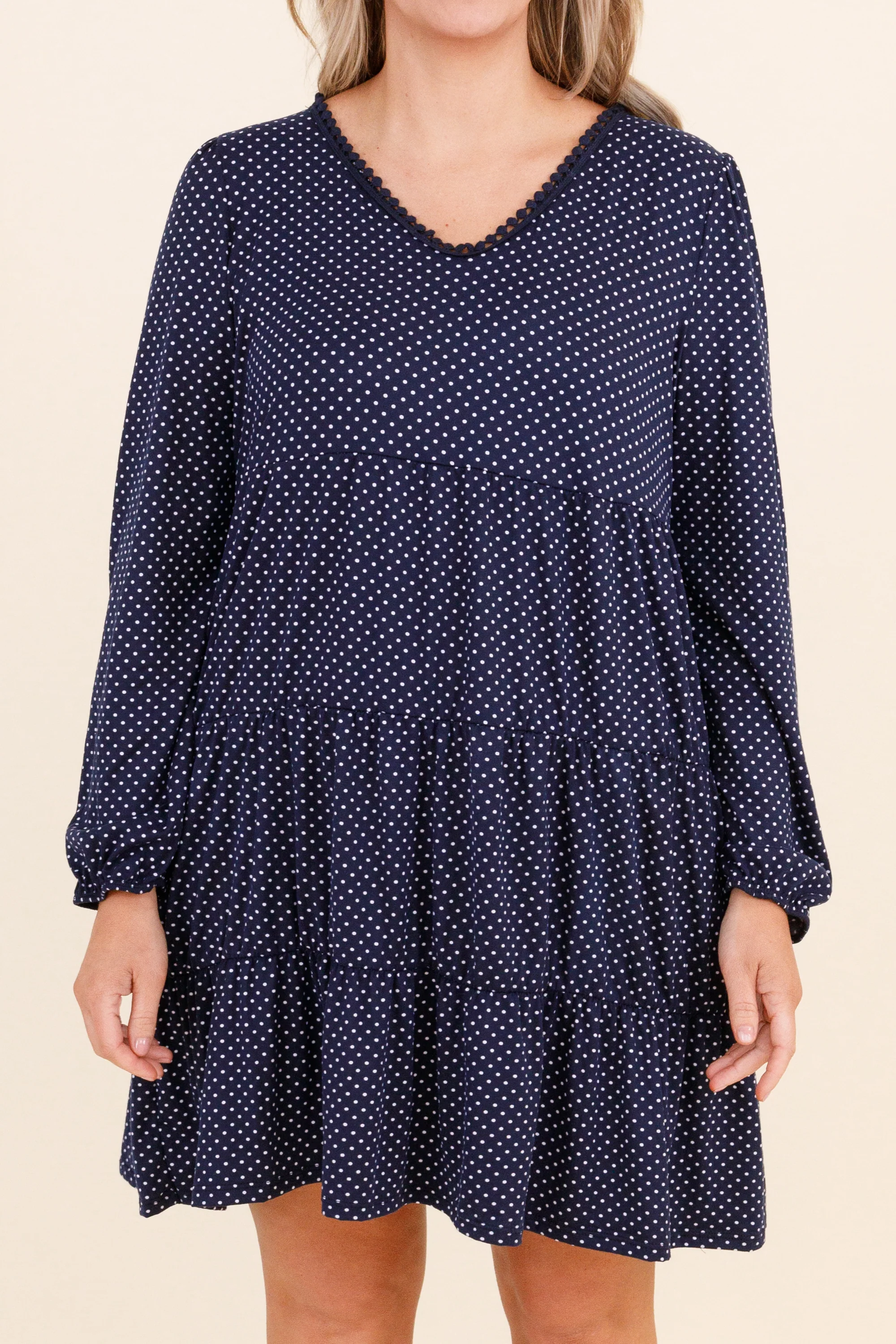 My Affirmation Dress, Navy - Giverhouse