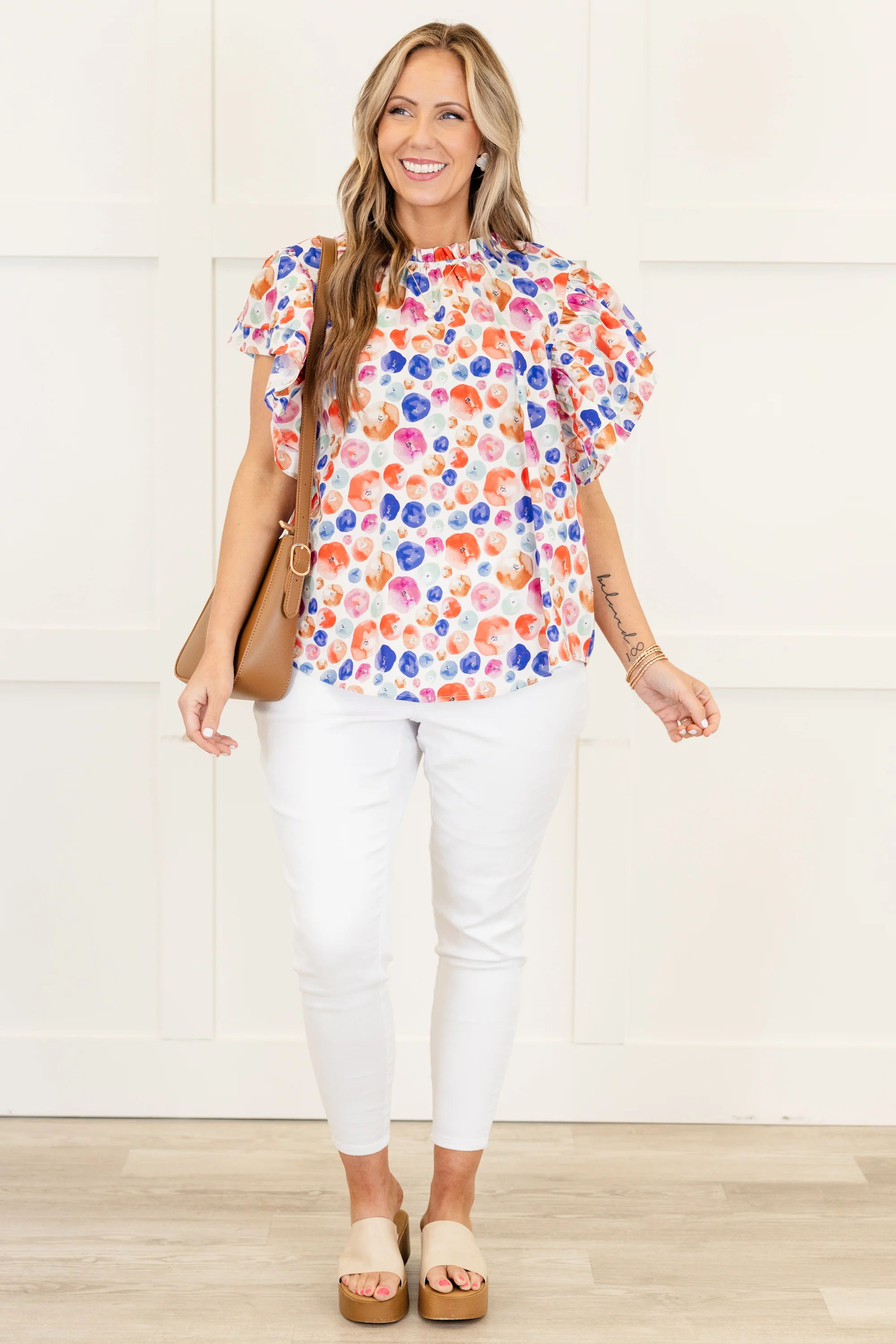 Dotting My I's Top, Multi - Giverhouse