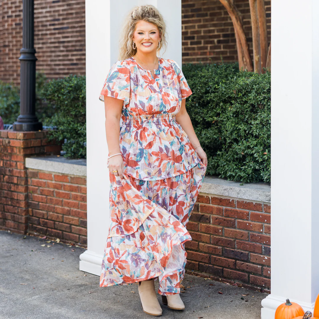 Seasons Changing Dress, Rust - Giverhouse