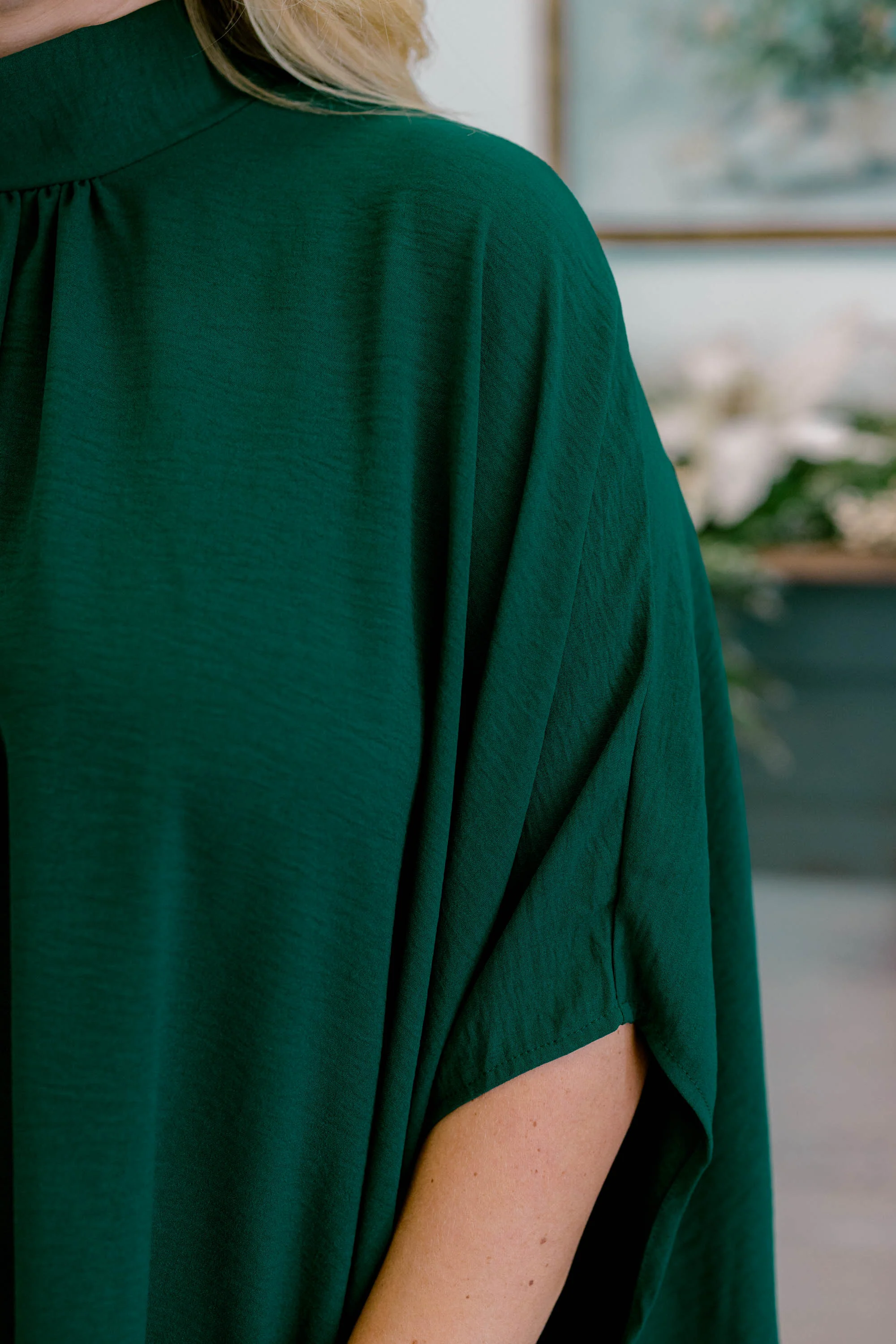 Look Good, Feel Good Top, Hunter Green - Giverhouse