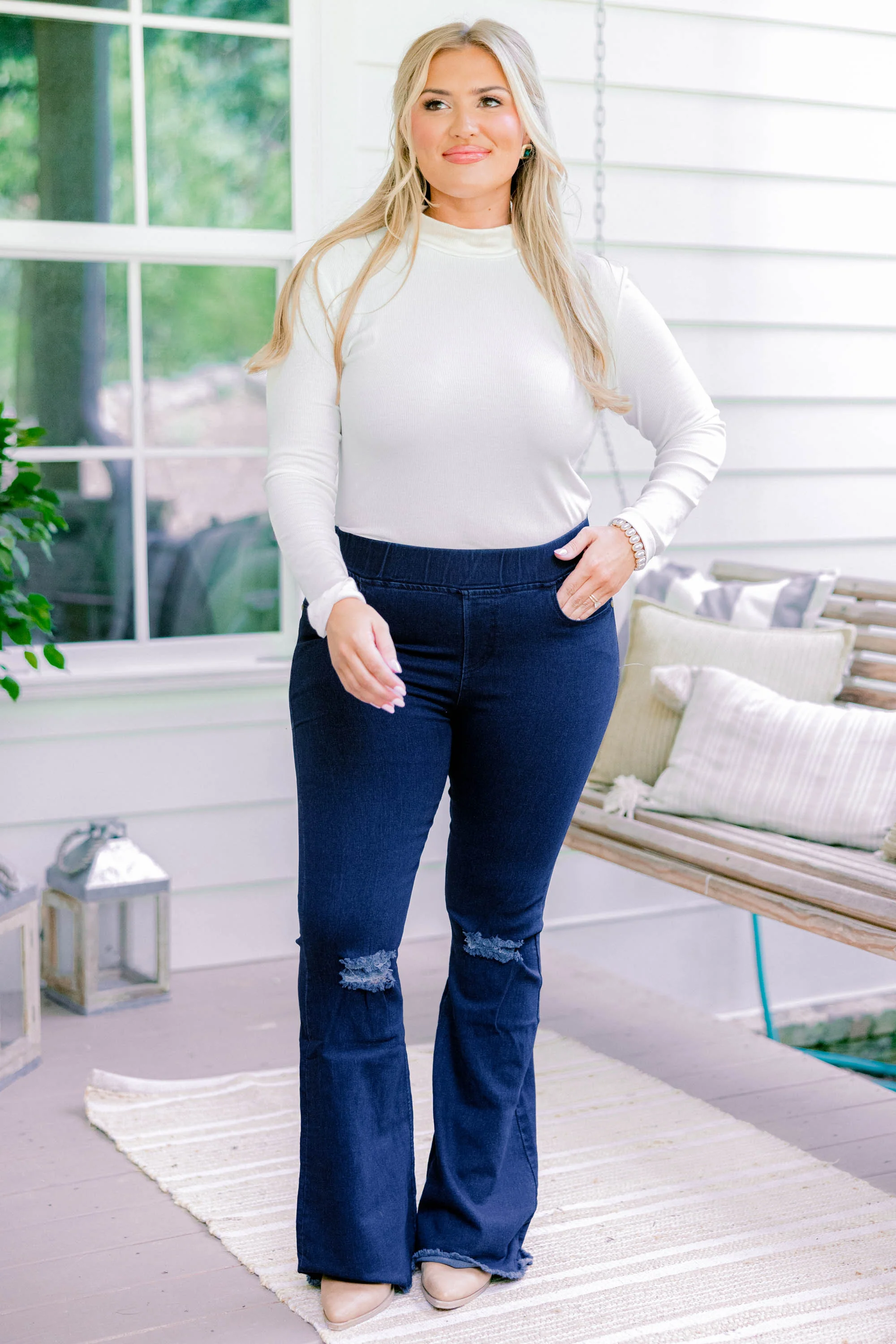 When We Met Jeggings, Blue - Giverhouse