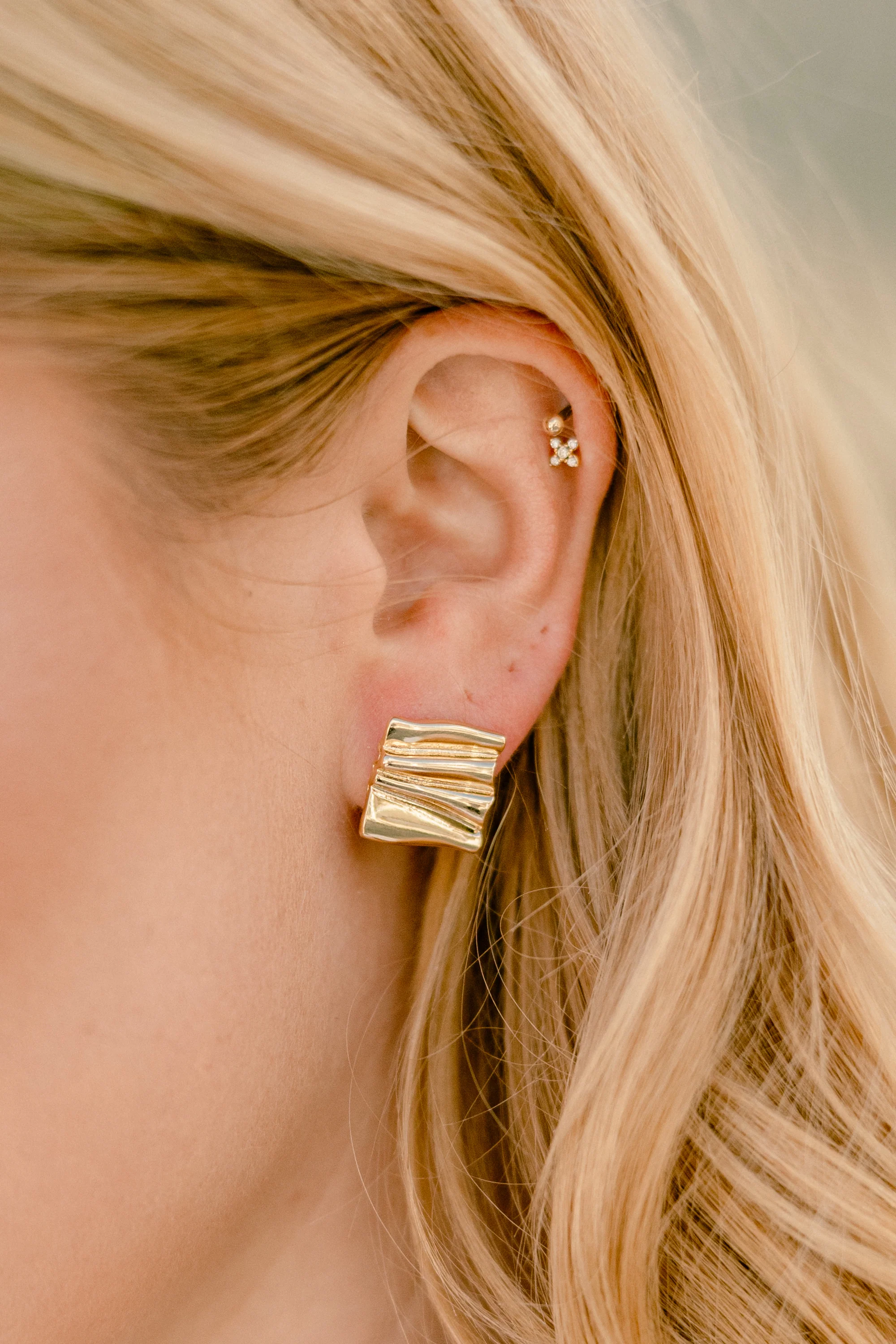 Keep It Together Earrings, Gold - Giverhouse