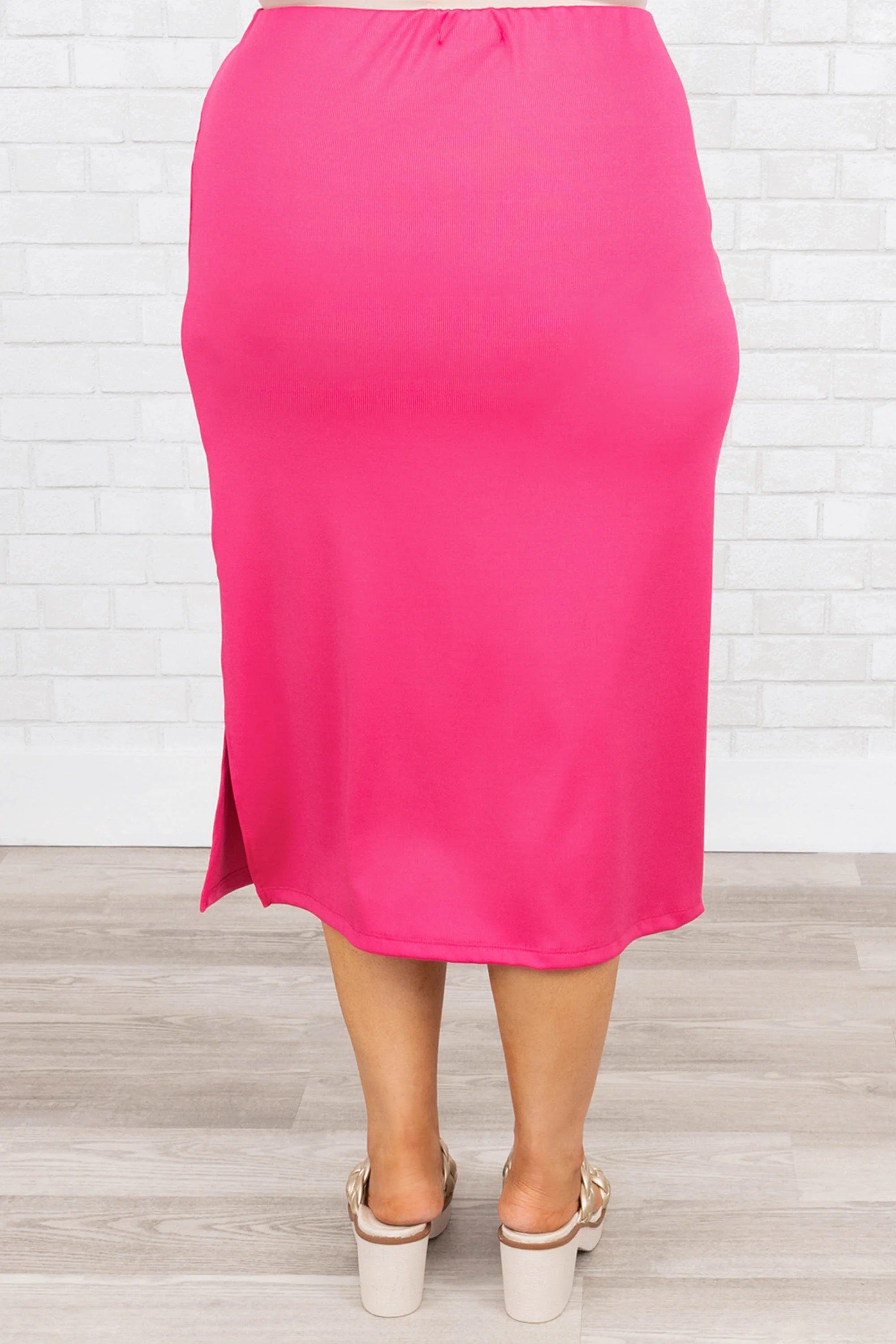 Watch Me Live Skirt, Fuchsia - Giverhouse