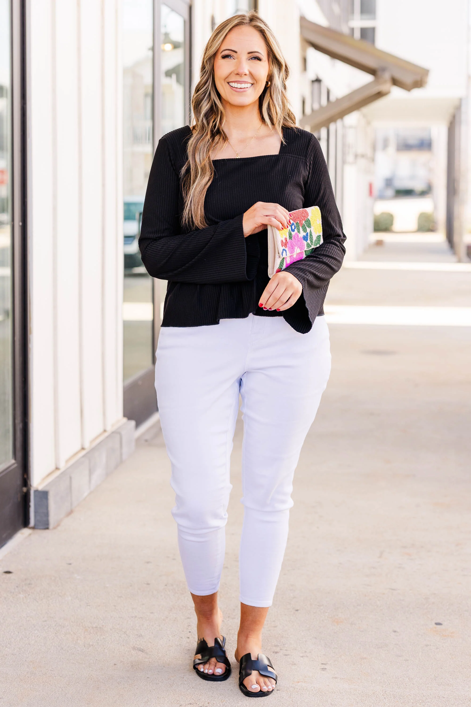 Carry Forward Top, Black - Giverhouse