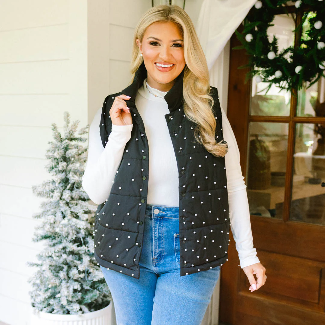 Tell It All Vest, Black - Giverhouse