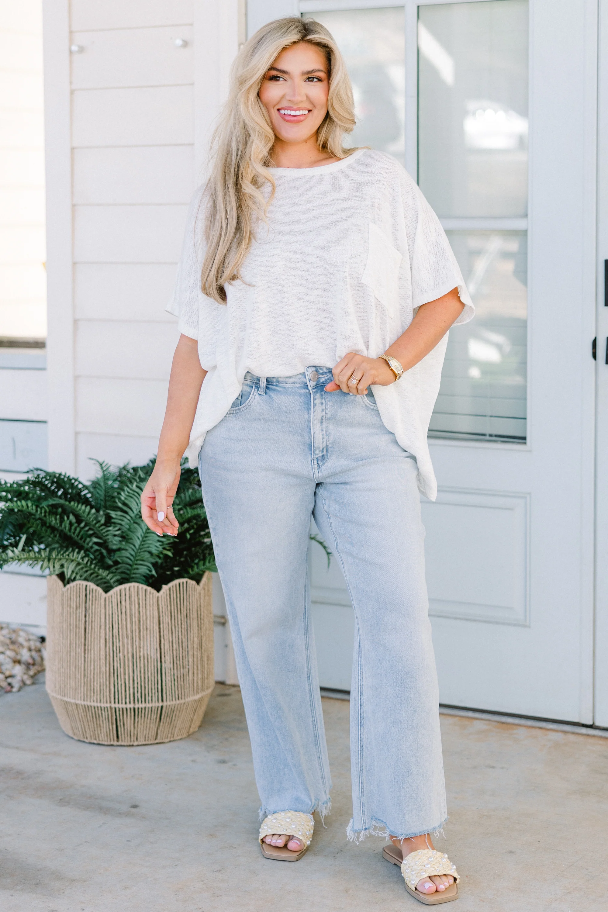 Hard At Work Jeans, Light Wash - Giverhouse