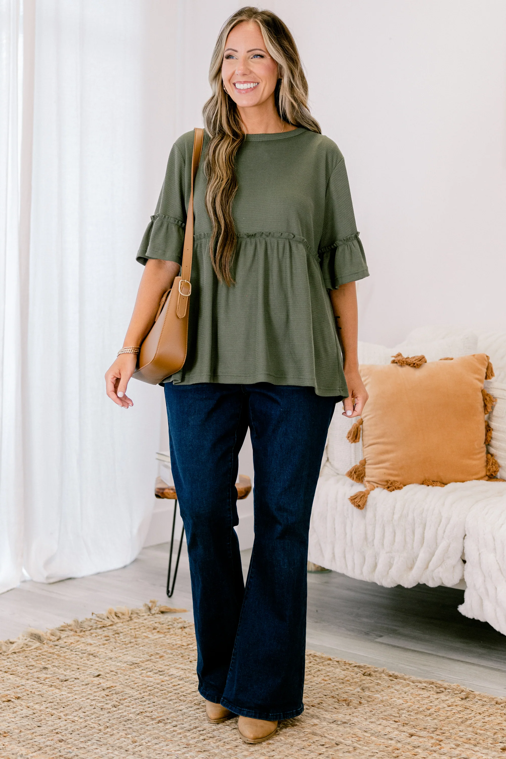 Completely Yours Tunic, Olive - Giverhouse
