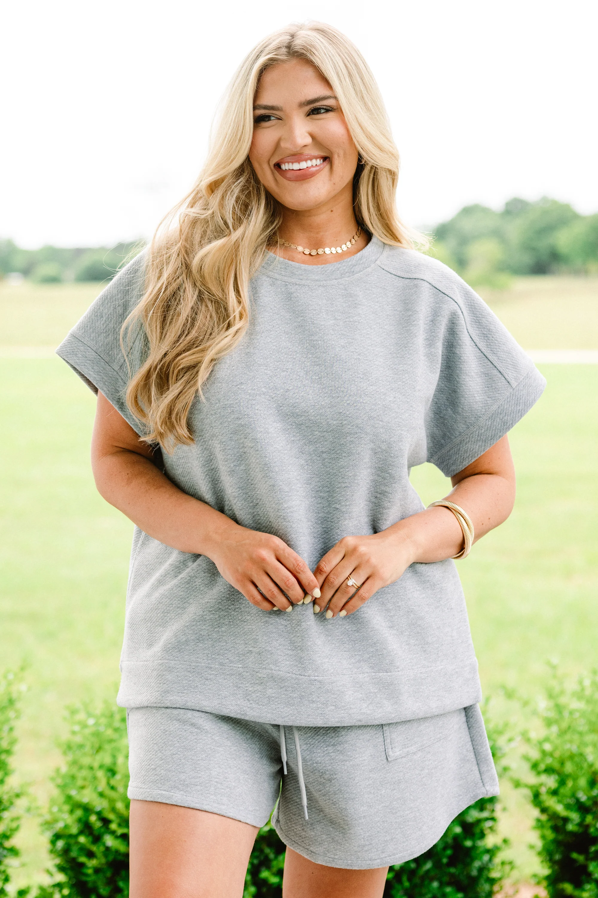 Always The Same Thing Shorts, Heather Gray - Giverhouse