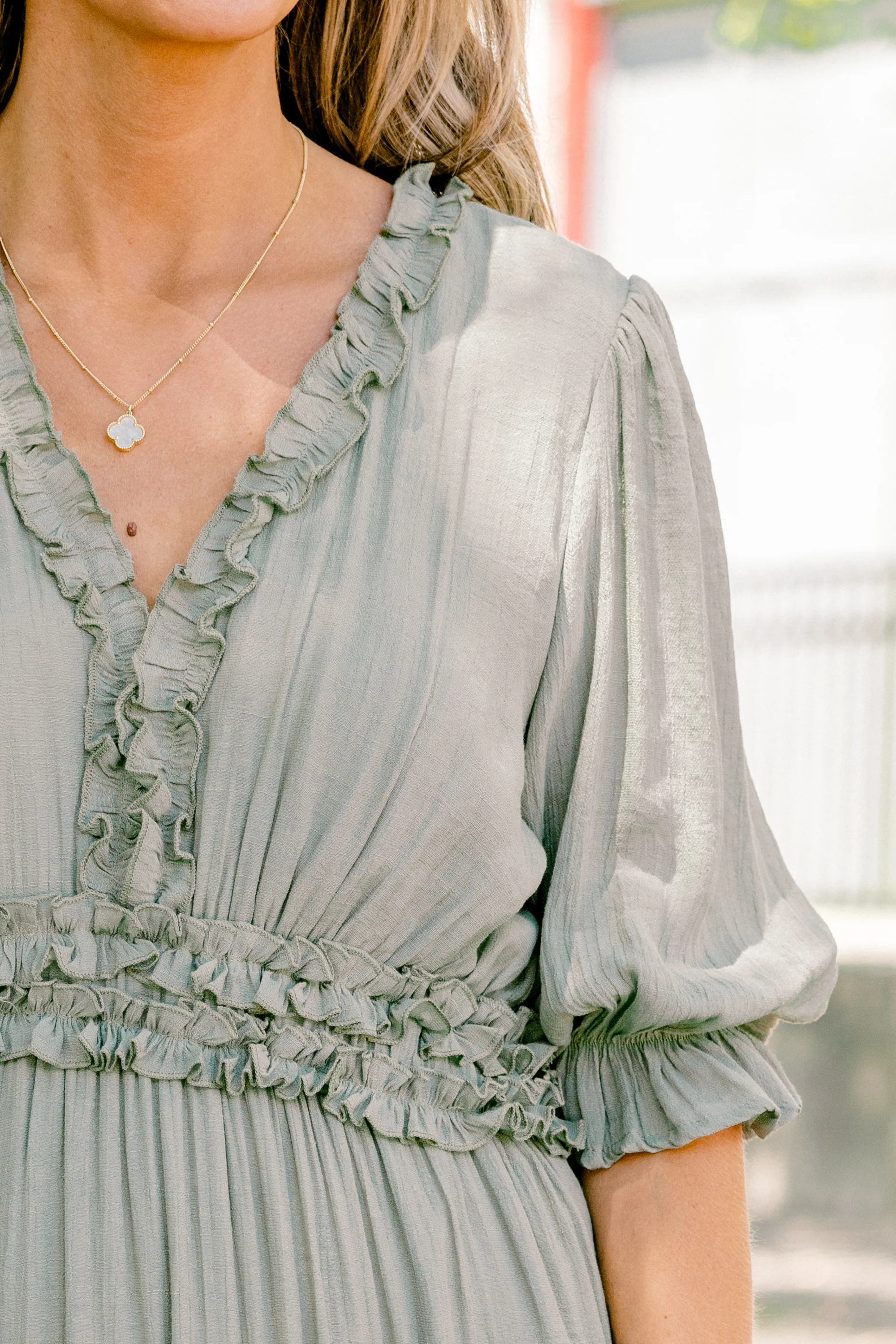 Make A Statement Maxi Dress, Olive - Giverhouse