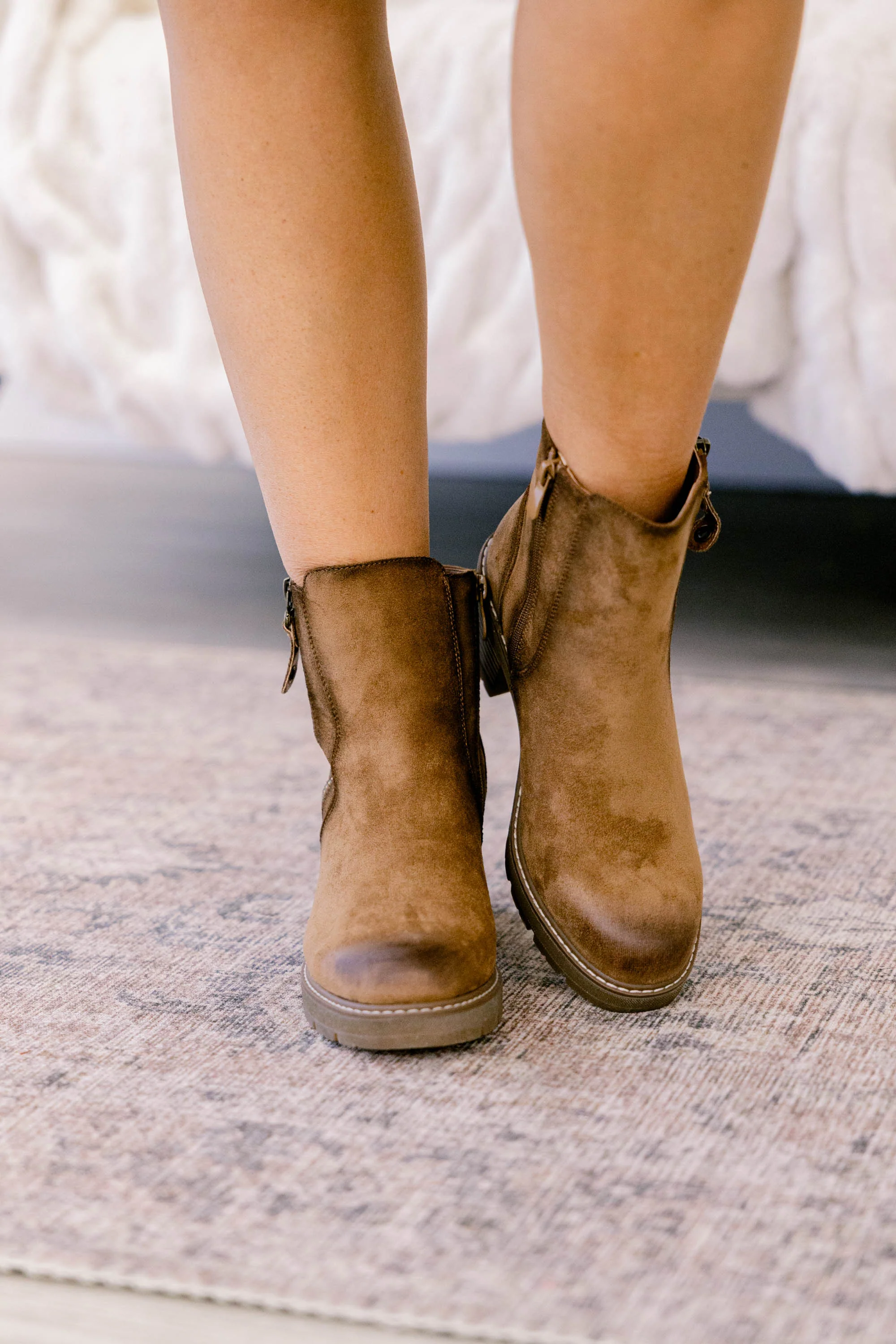 If I Only Knew Booties, New Tan - Giverhouse