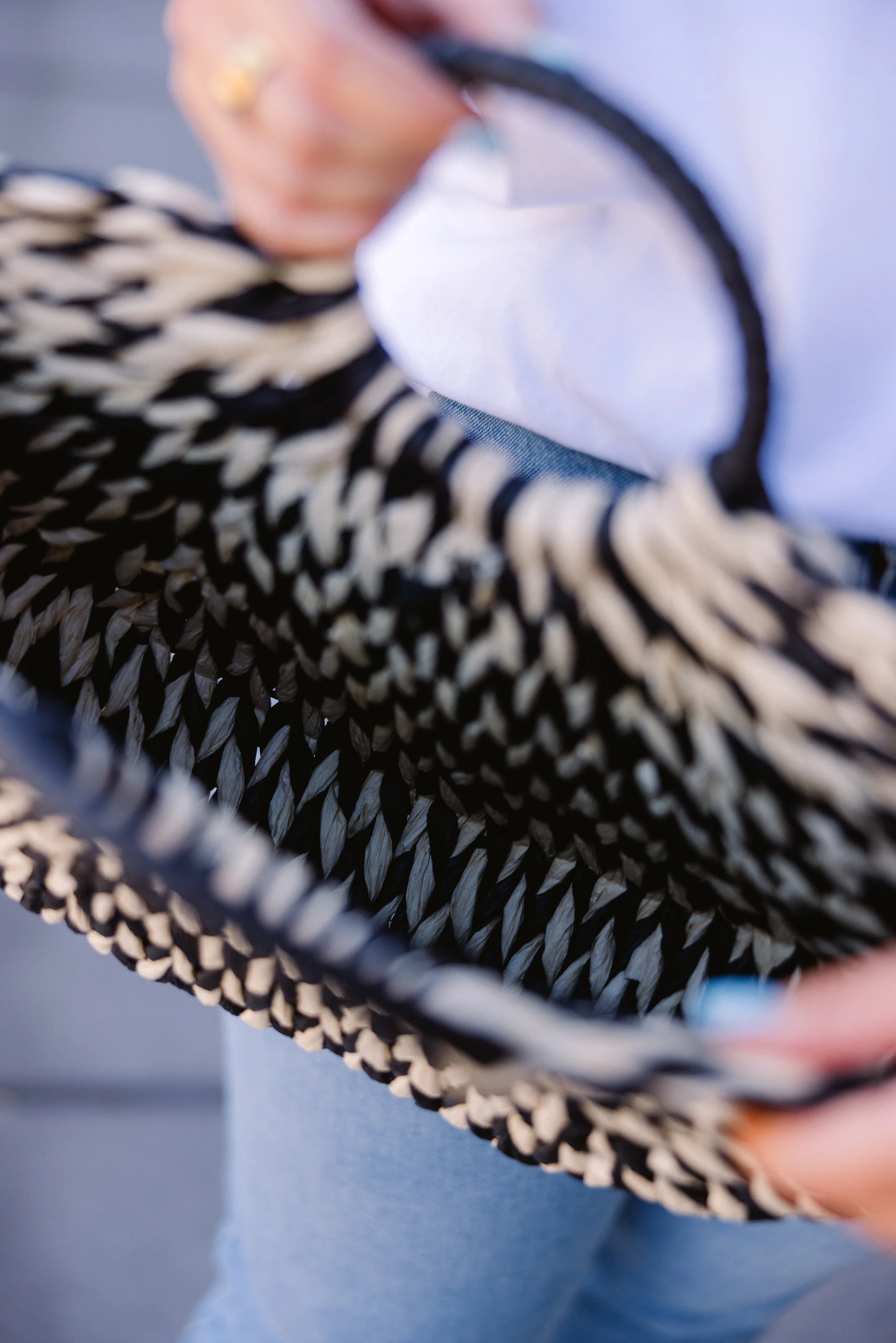 Capture The Love Bag, Black Cream - Giverhouse