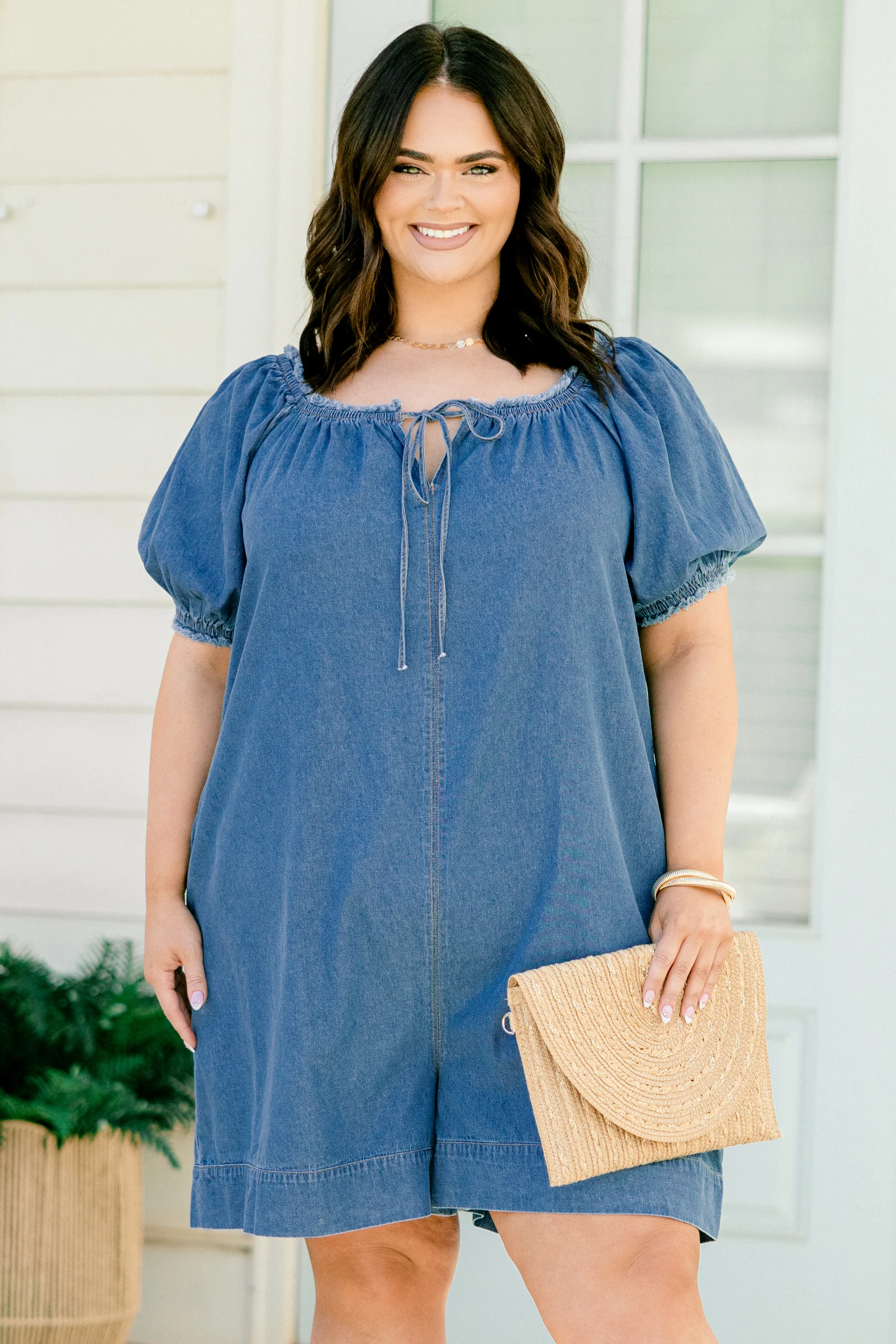 Sweet Nothings Romper, Blue - Giverhouse