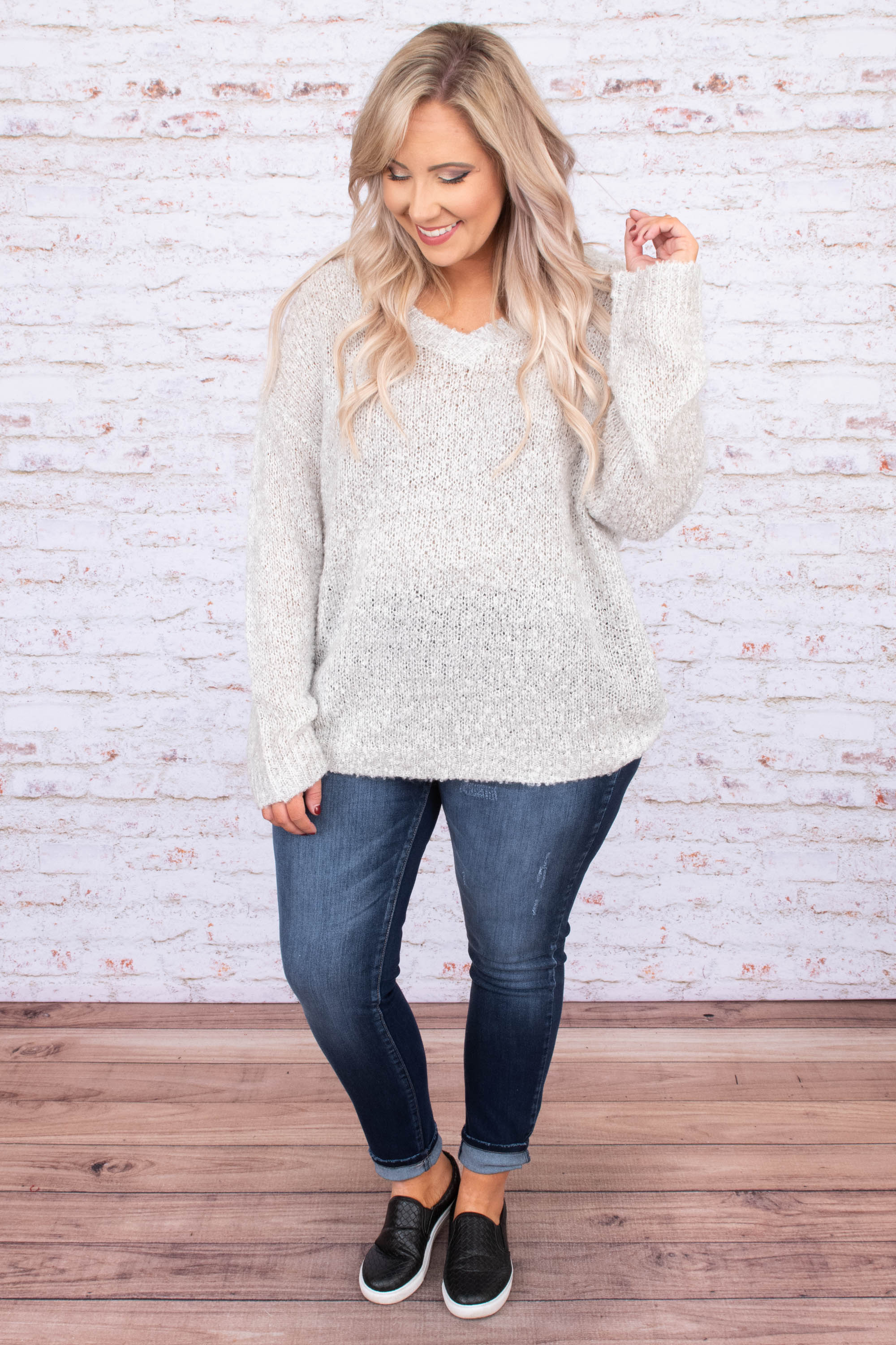 Wanting To Know Jeggings, Dark Wash - Giverhouse