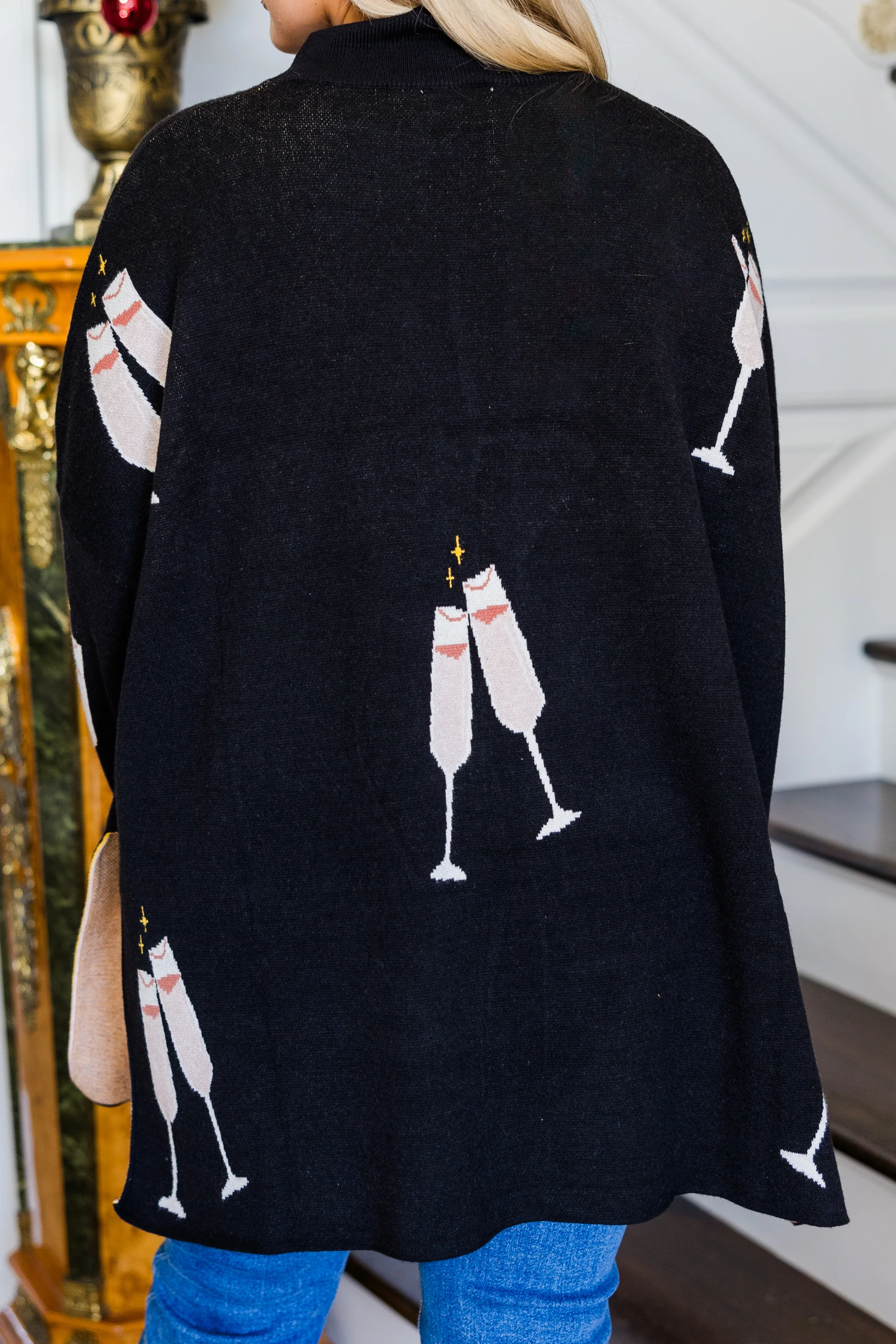 Everything And More Sweater, Black Champagne - Giverhouse