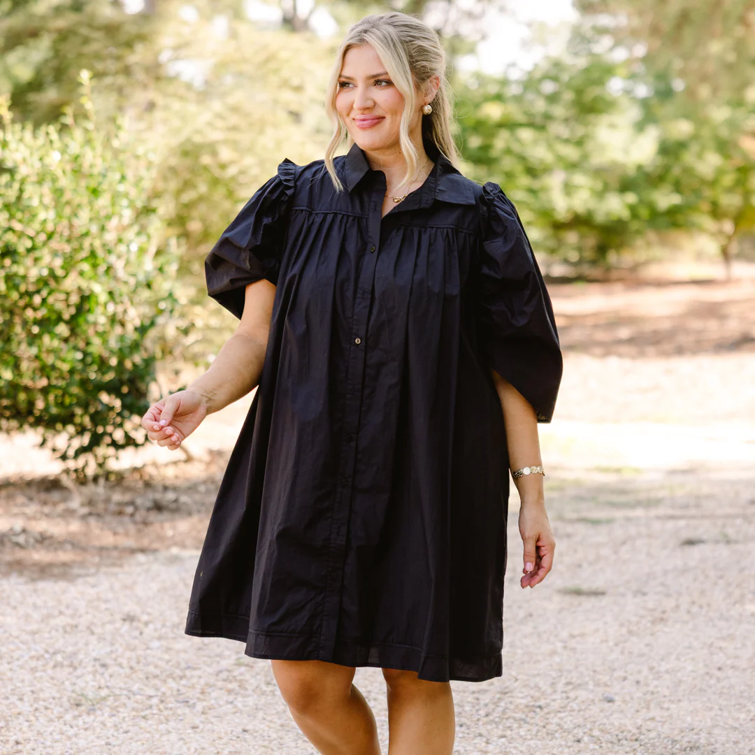 Always Right Dress, Black - Giverhouse