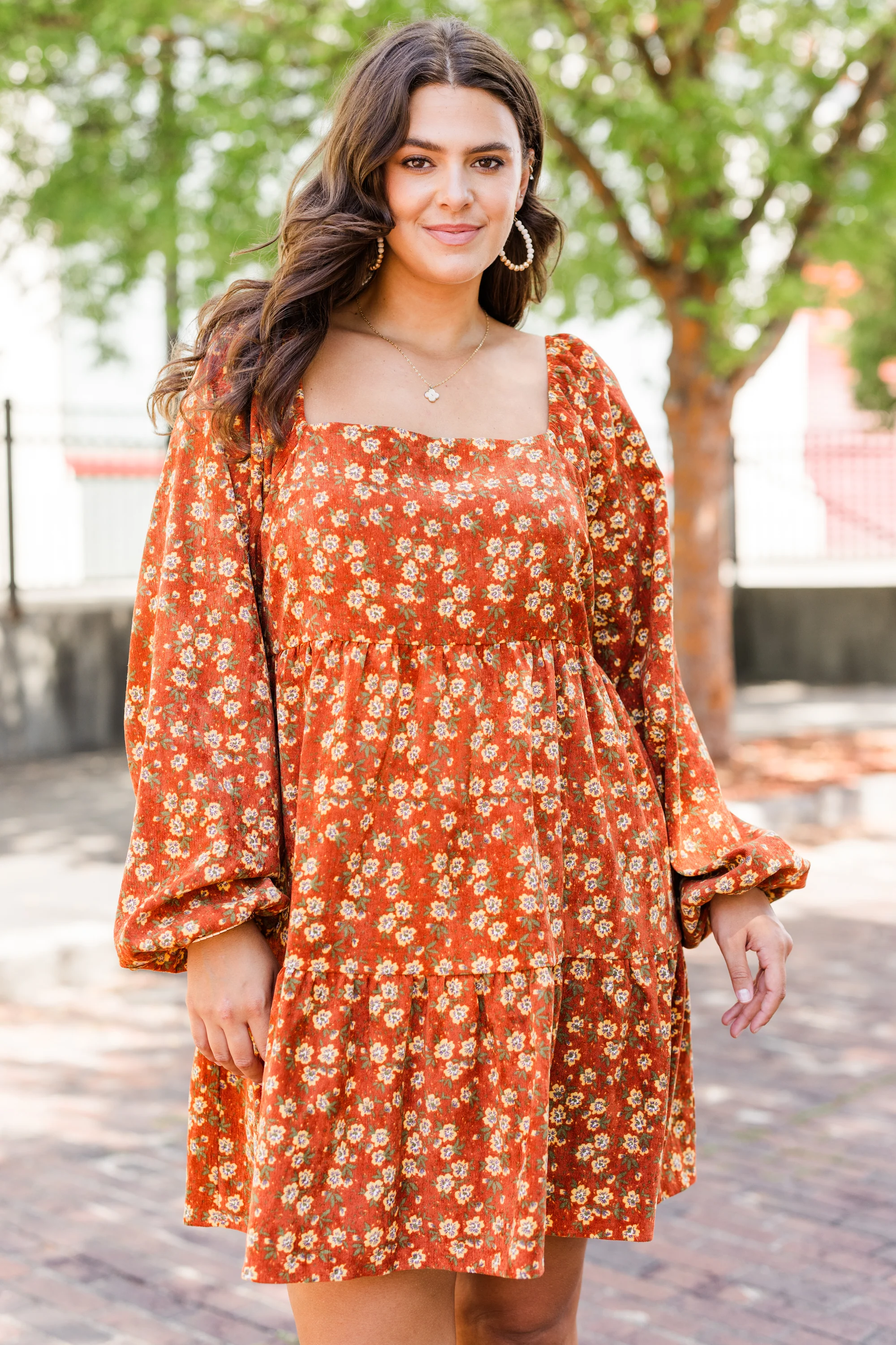 I Won't Say I'm In Love Dress, Rust - Giverhouse