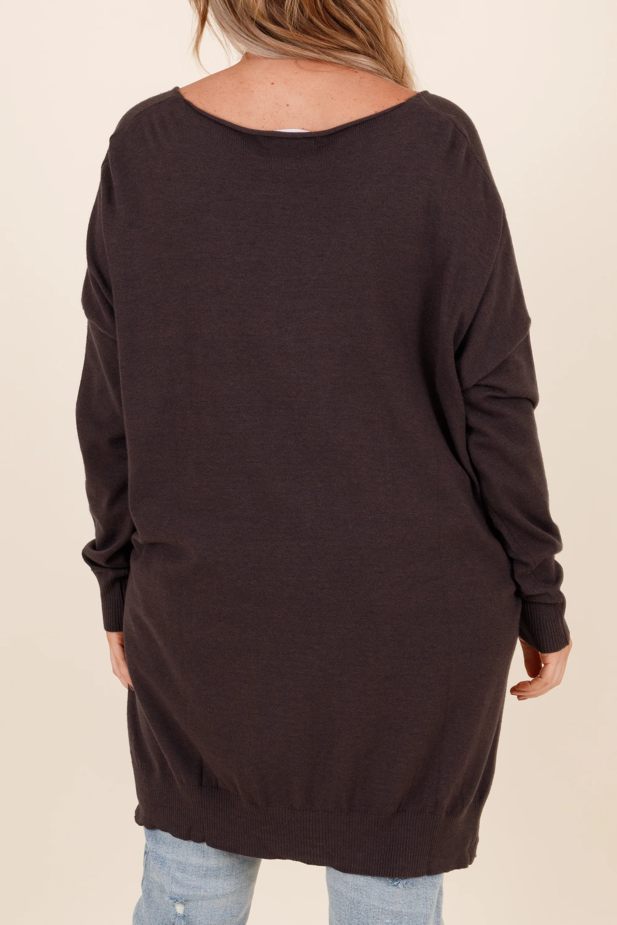 Miss Who I Was Sweater, Charcoal - Giverhouse