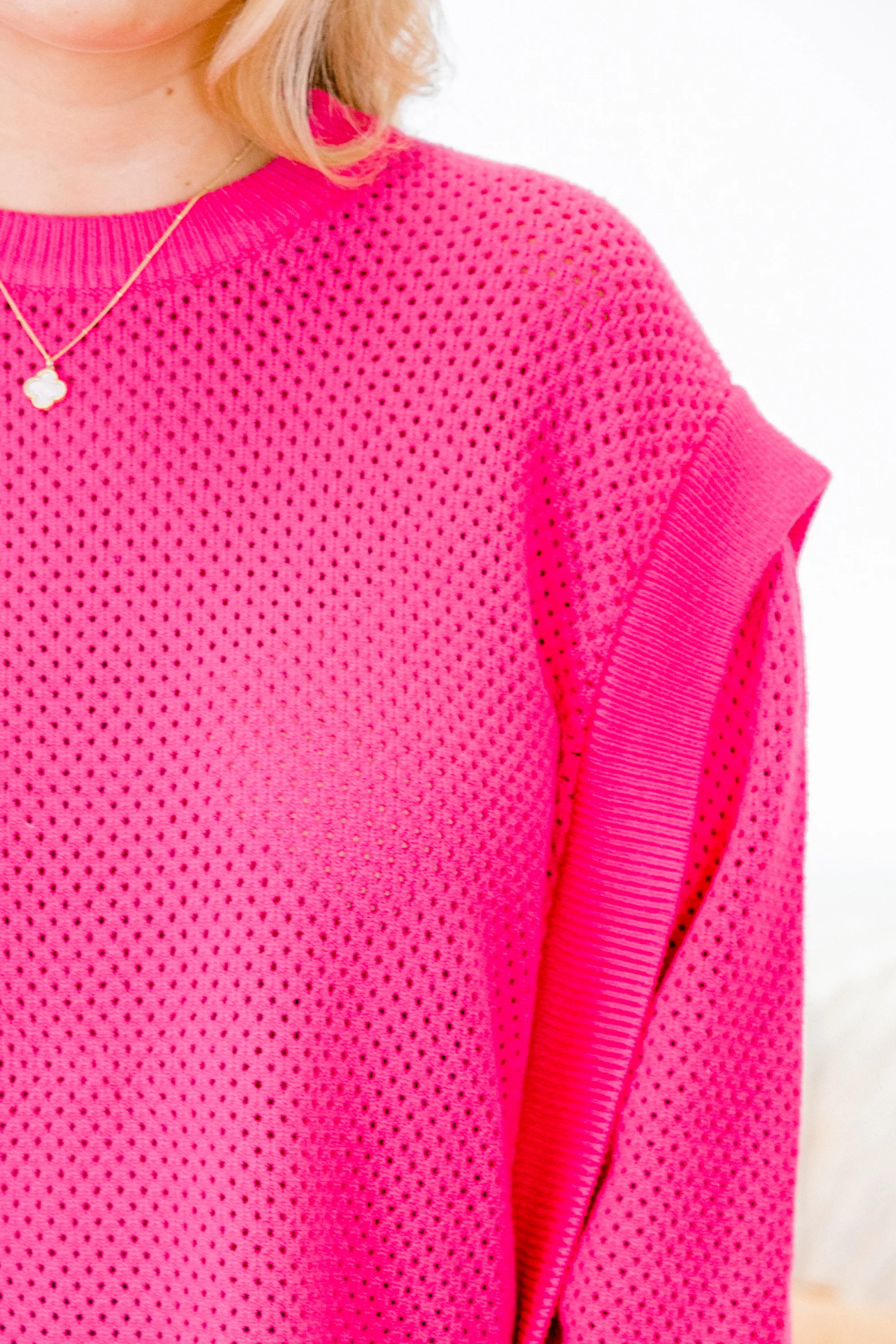 Allstar Sweater, Fuchsia - Giverhouse