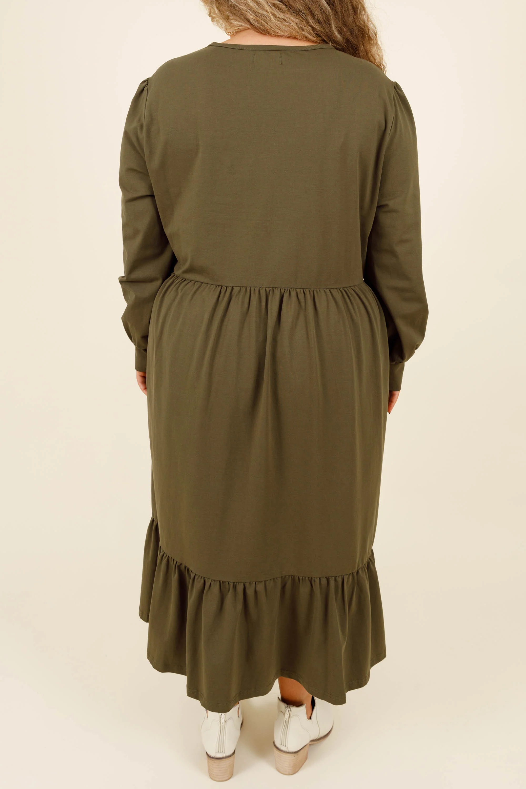 Remember The Past Dress, Green - Giverhouse