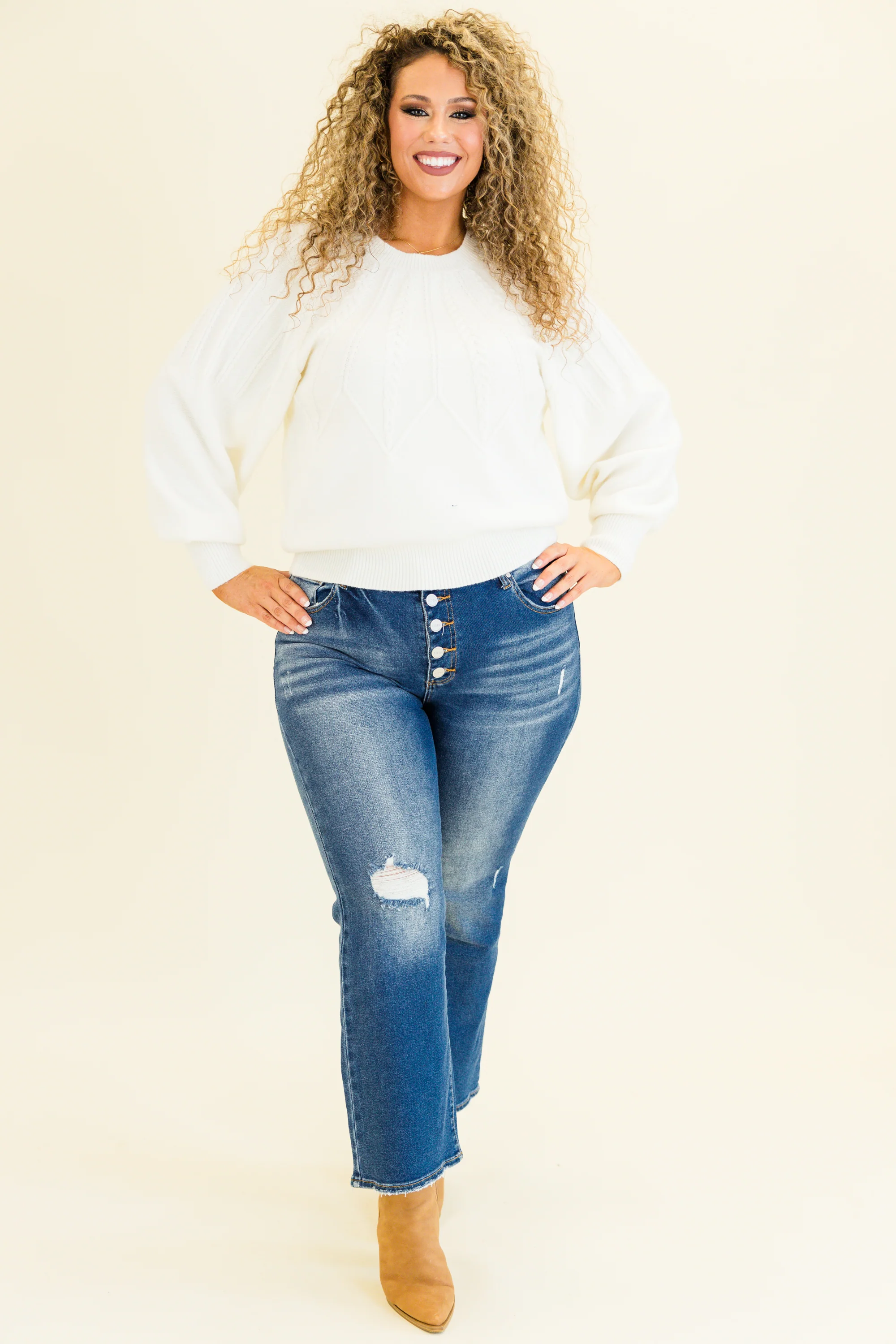 Much To Do Jeans, Dark Wash - Giverhouse