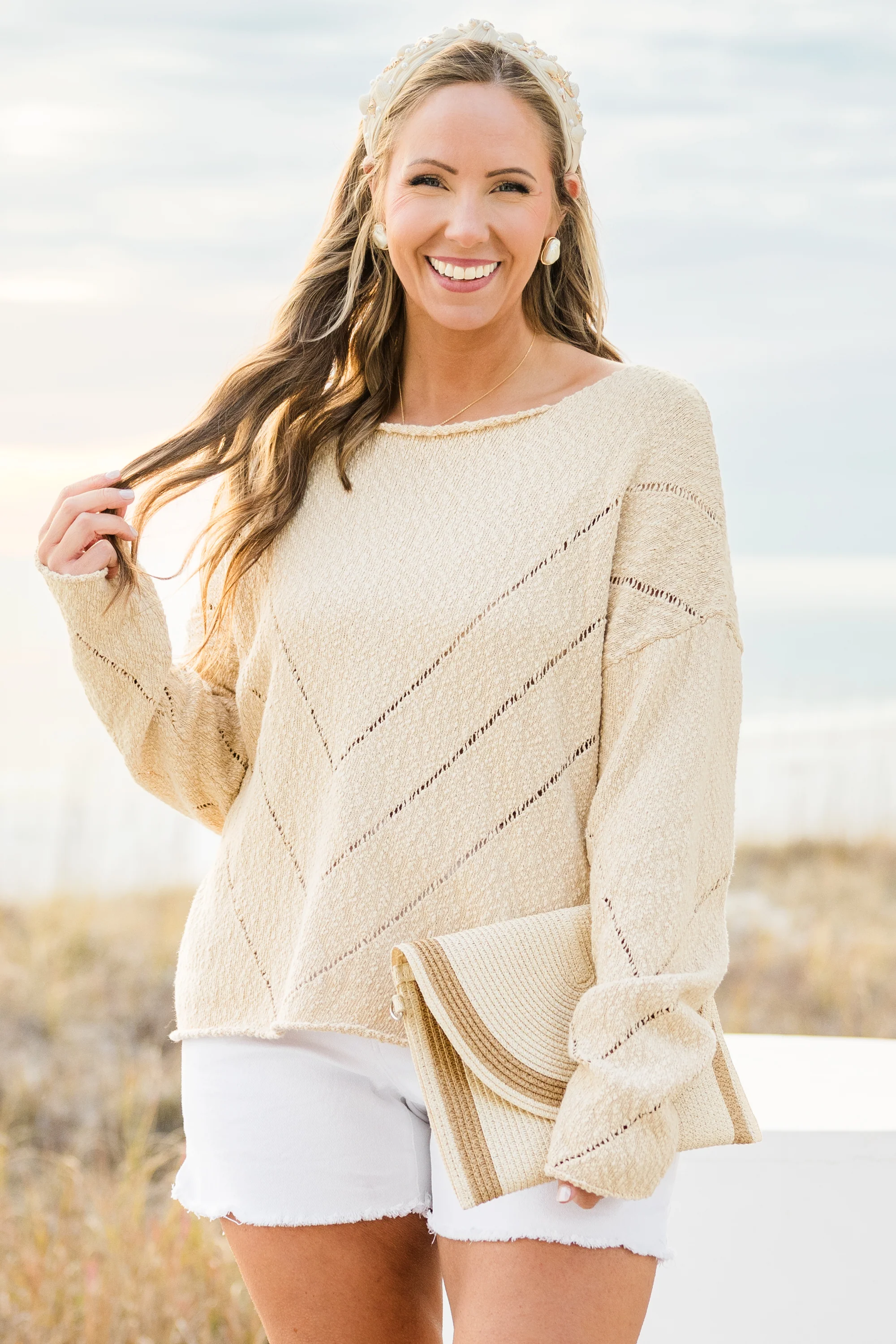 As Simple As That Top, Cream - Giverhouse