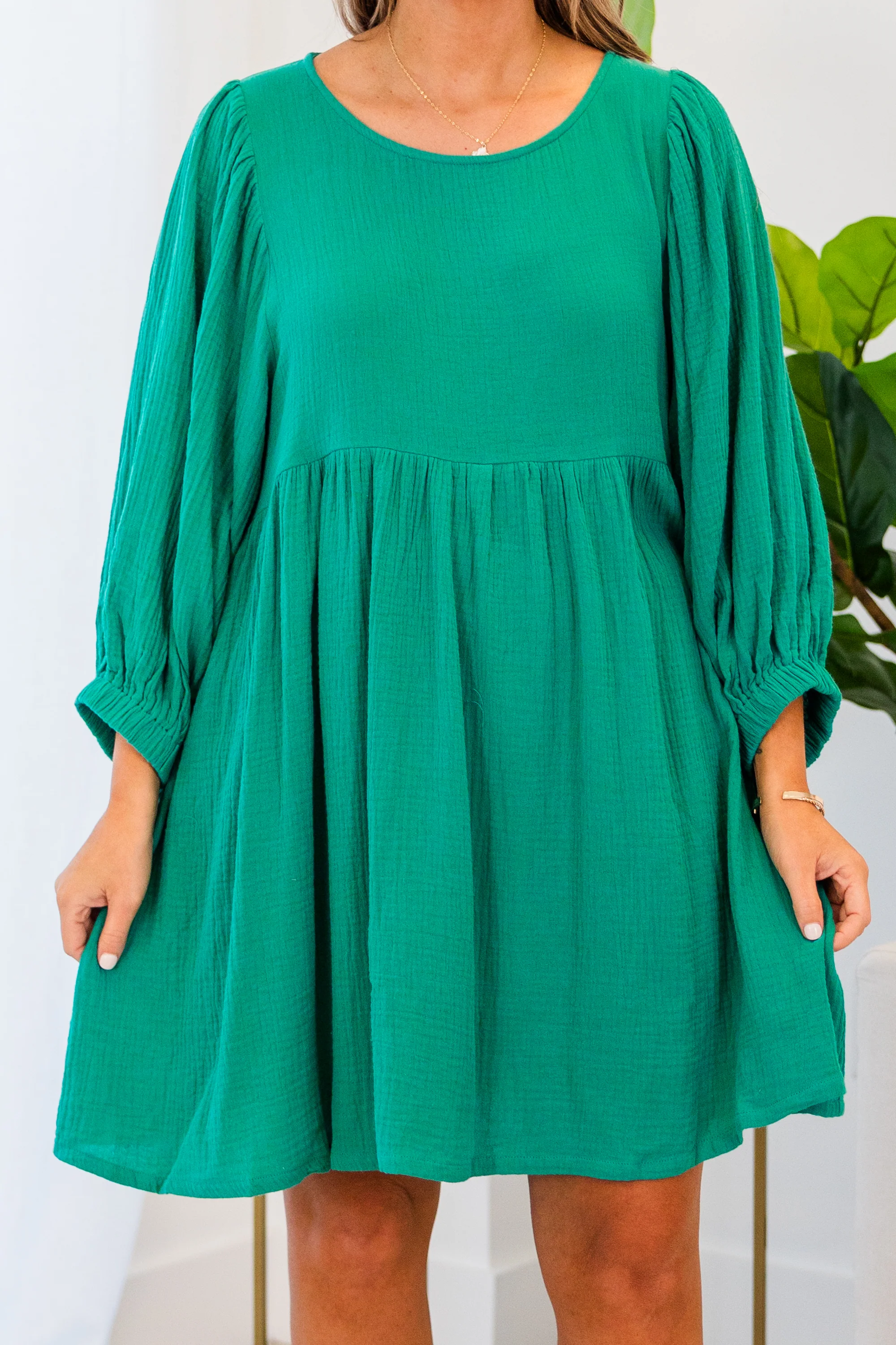 A Little Getaway Dress, Green - Giverhouse