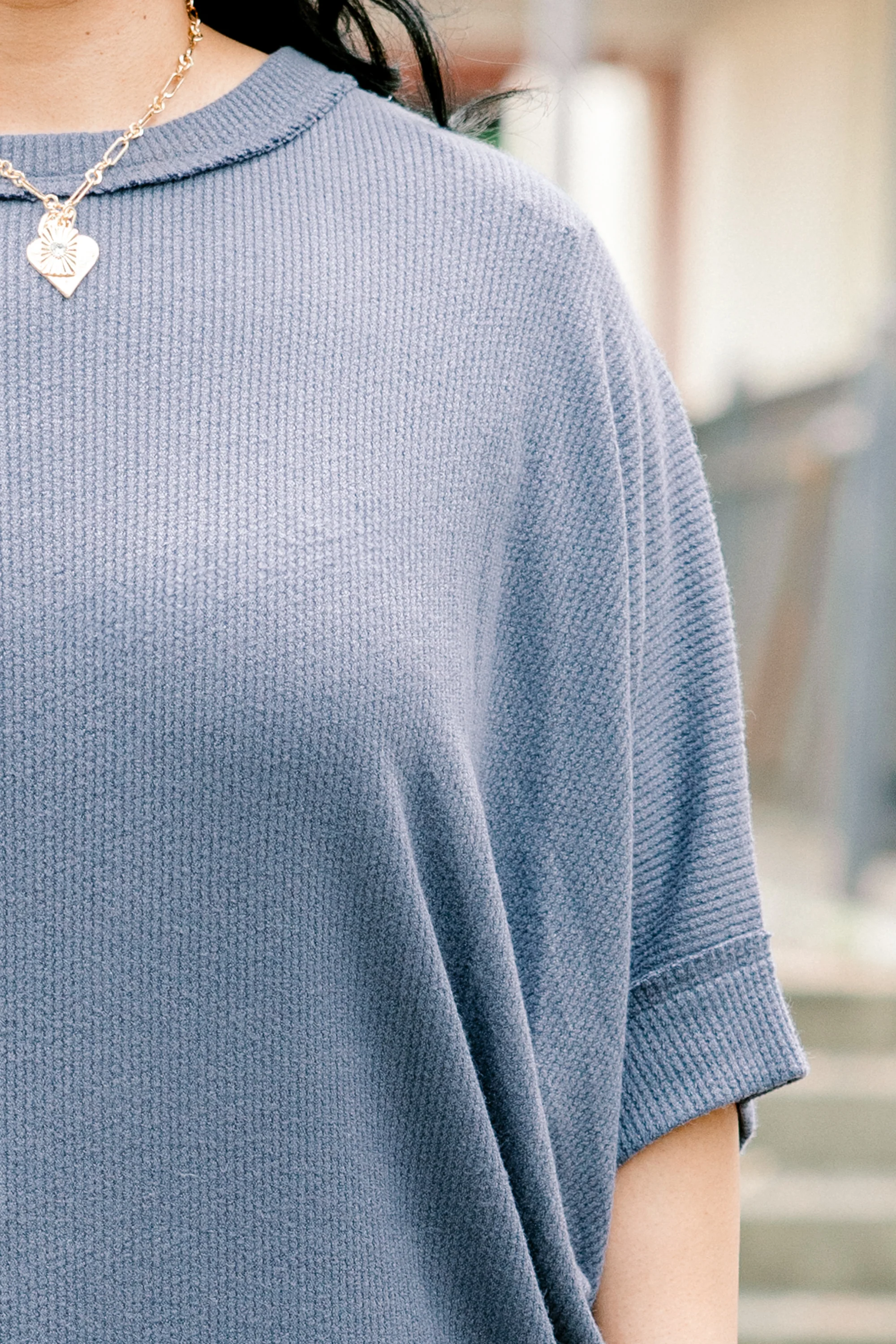 Because Of Us Top, Denim - Giverhouse