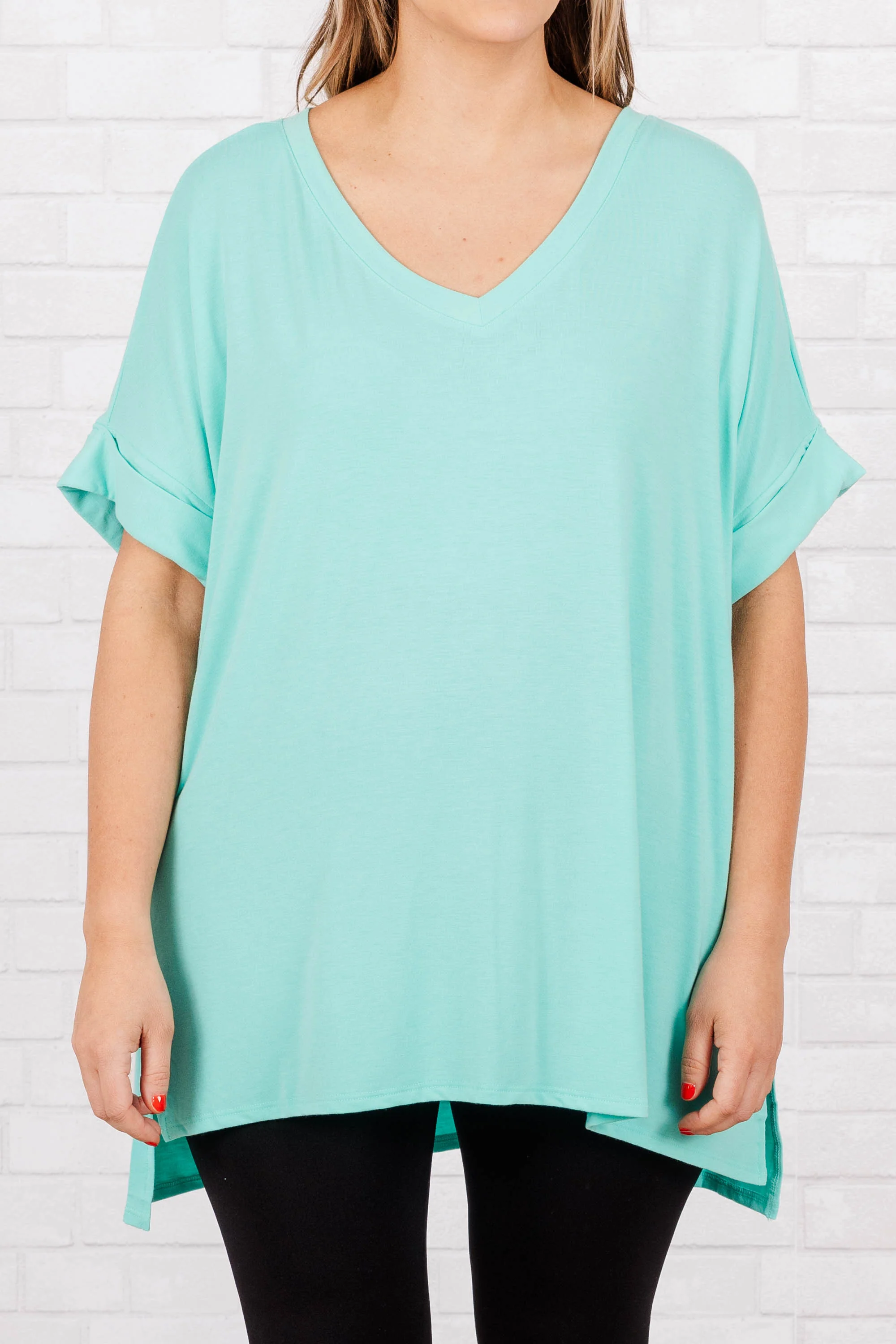 Comfy Travels Top, Mint - Giverhouse