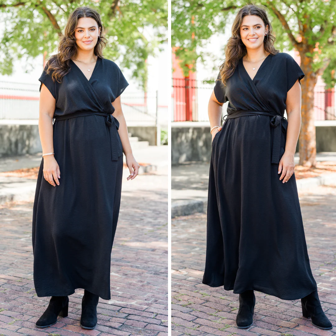 More Good Days Dress, Black - Giverhouse