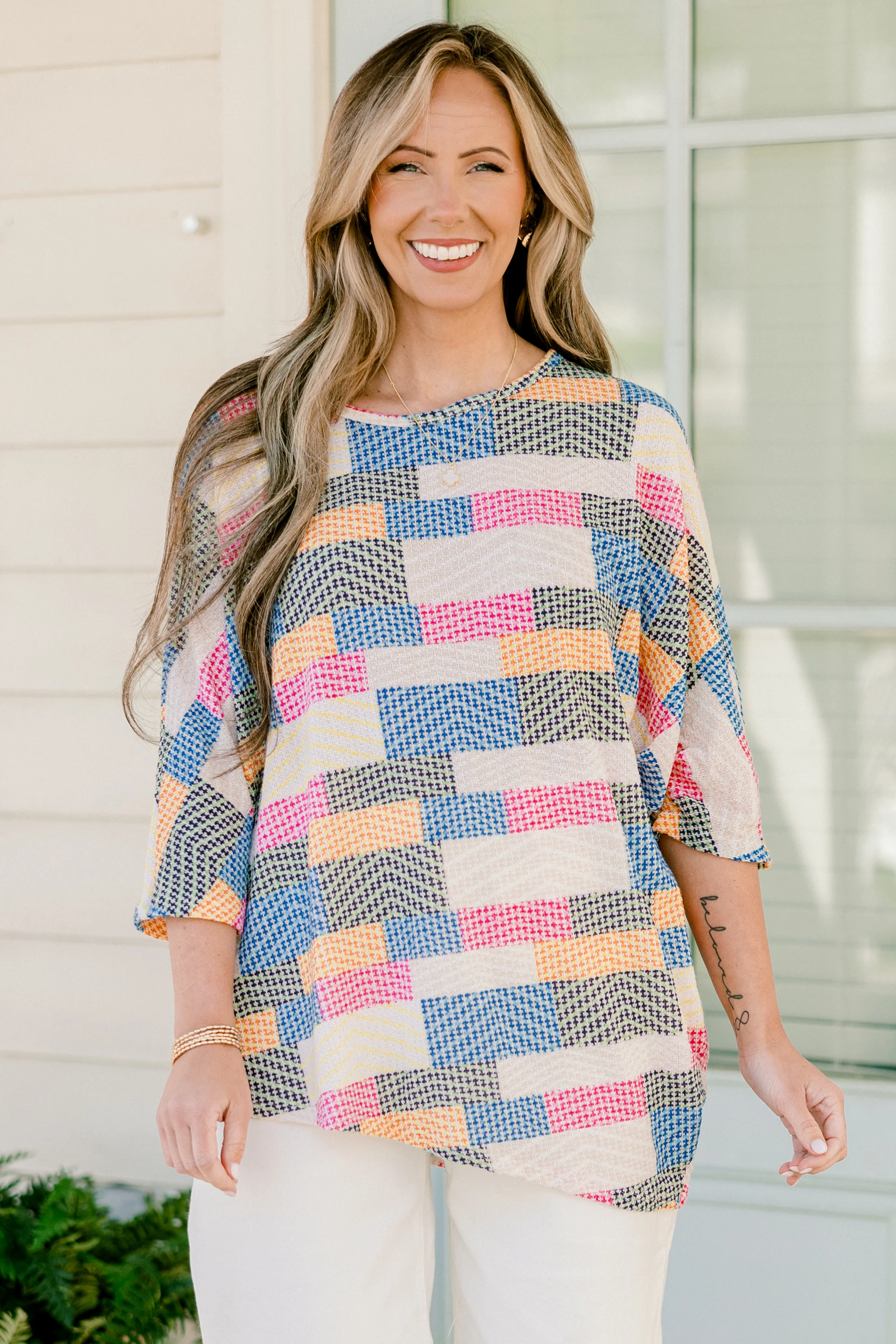 Artistic Beauty Top, Multi Stripe - Giverhouse