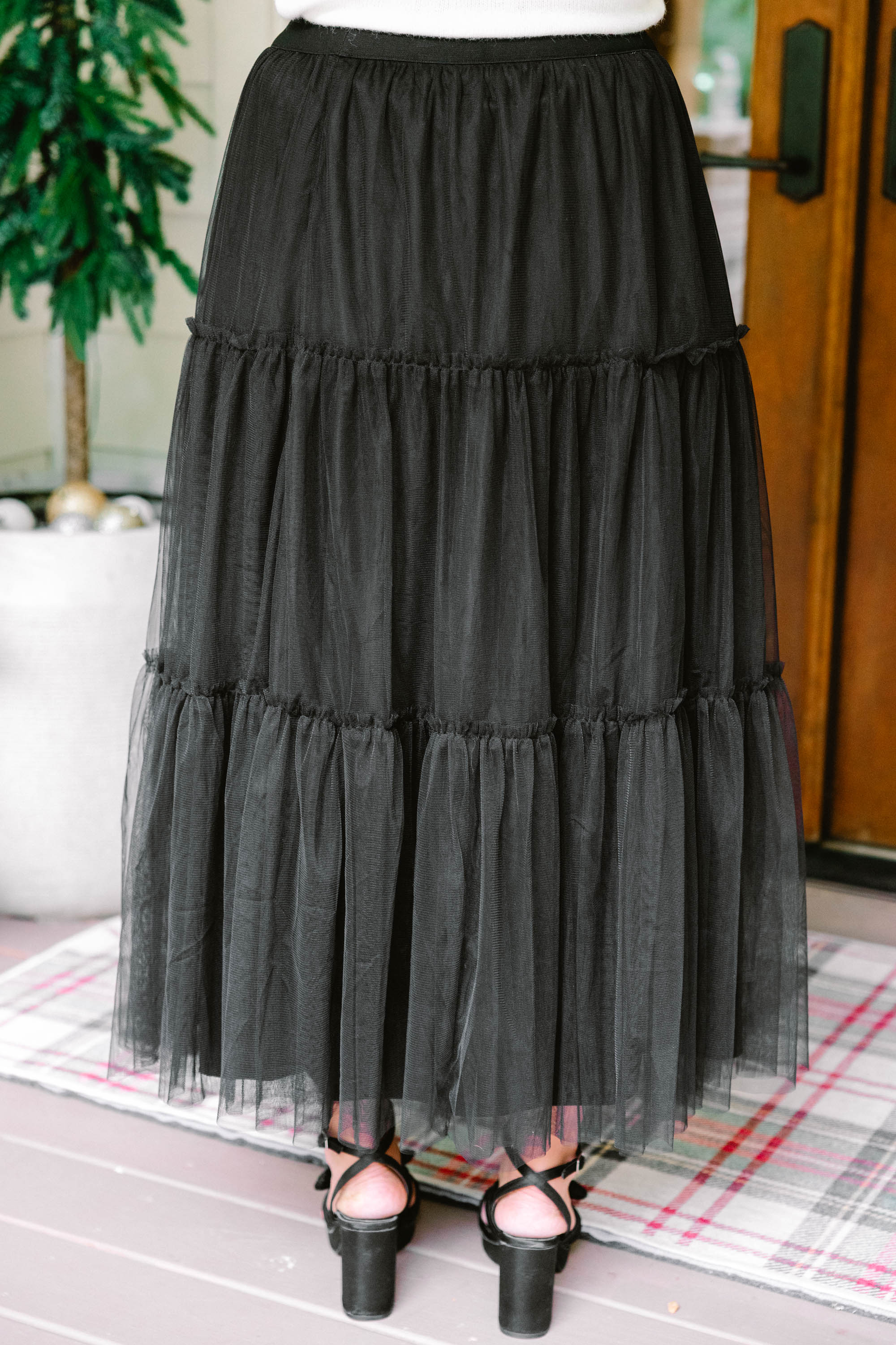 On A Whim Skirt, Black - Giverhouse