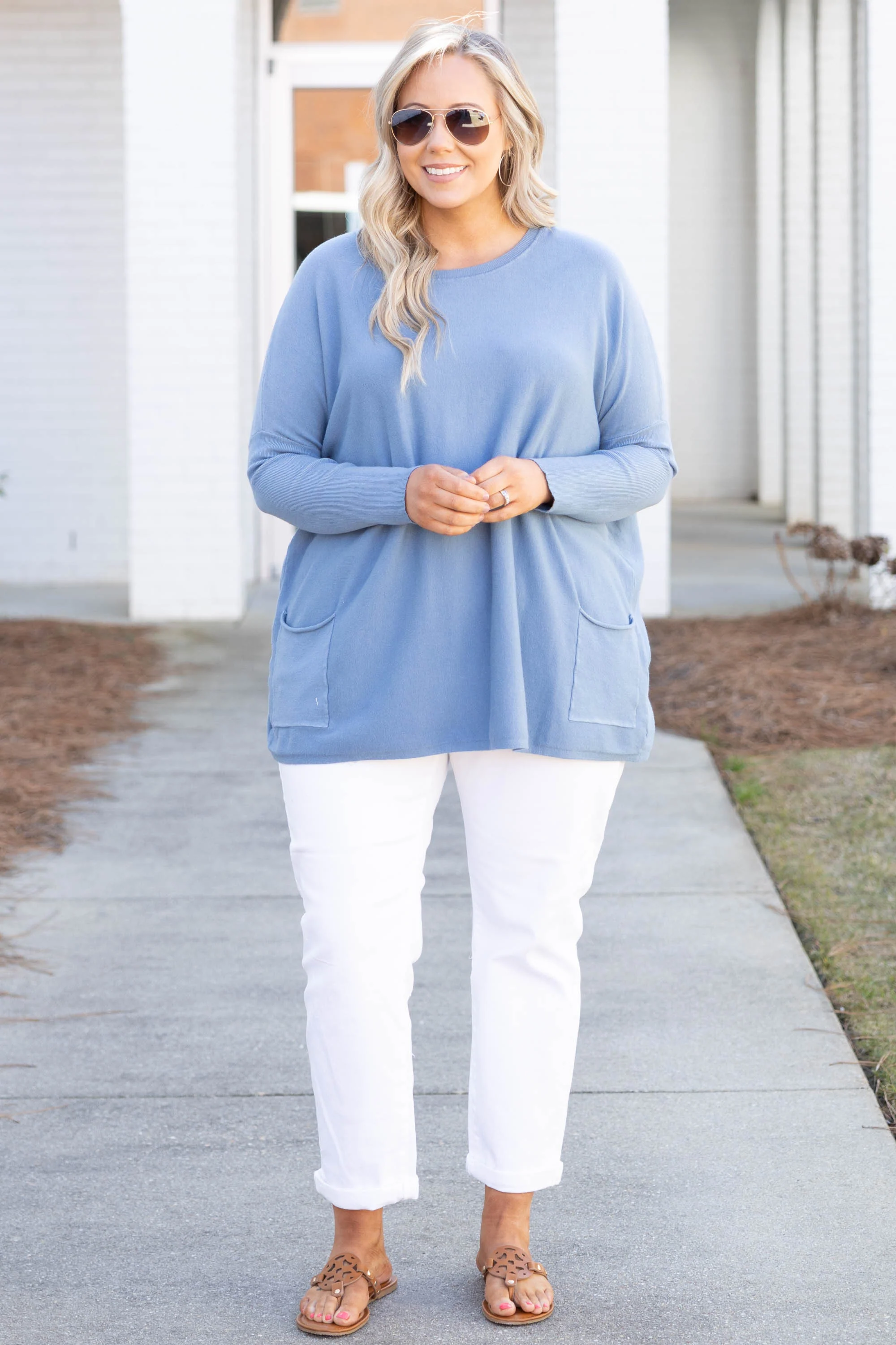 Always Loving Mom Jeans, White - Giverhouse