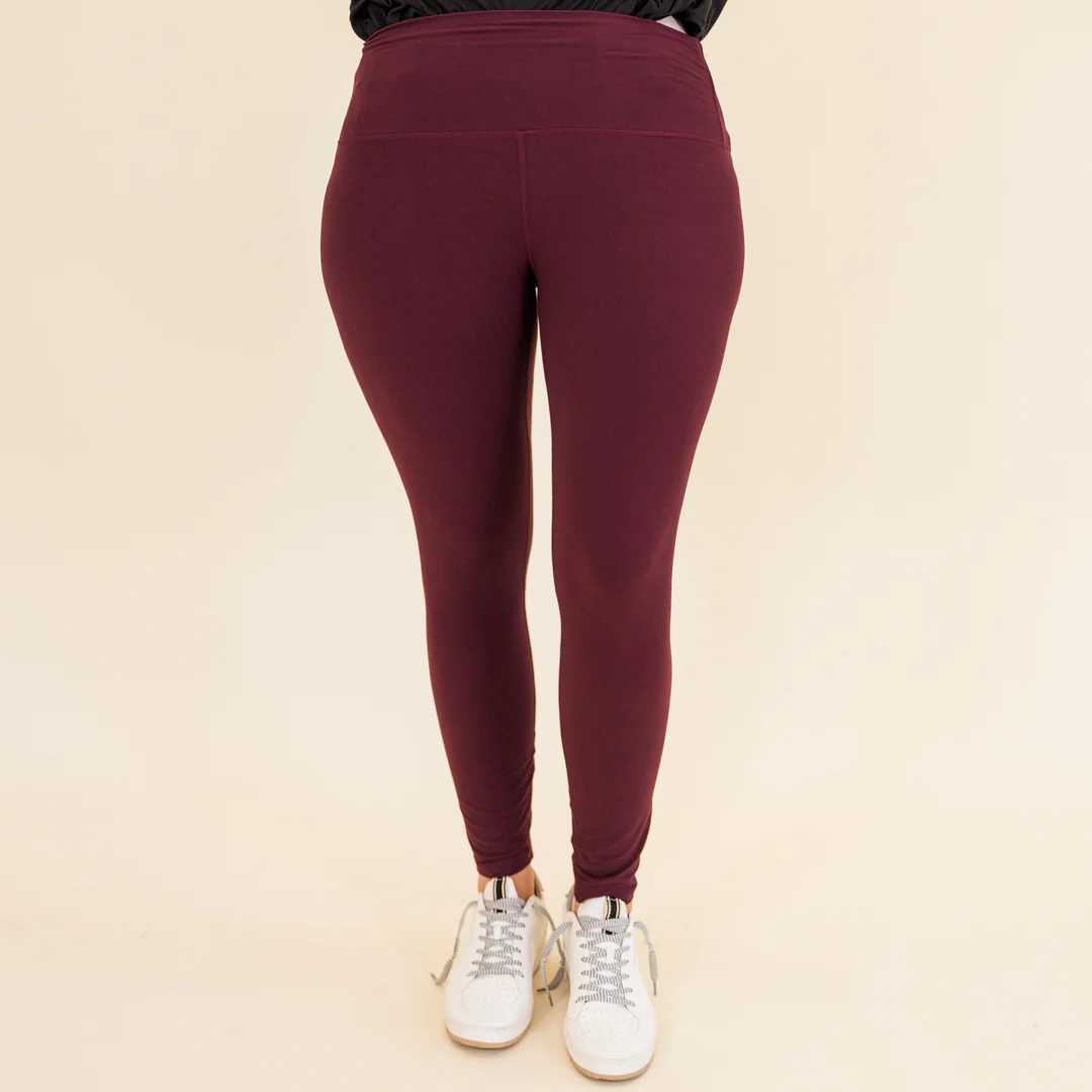 Let's Groove Leggings, Cassis - Giverhouse