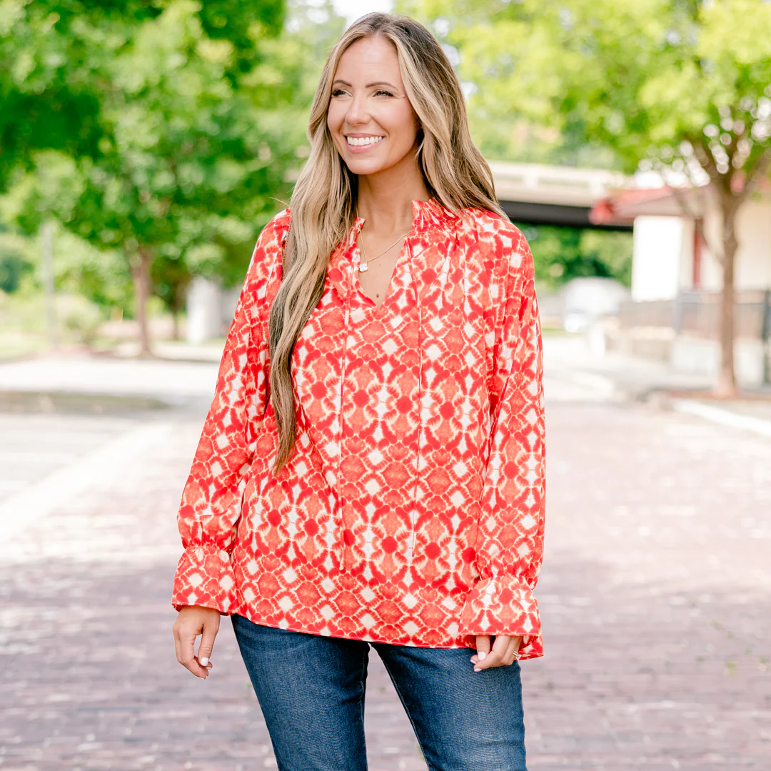 Finding The Courage Top, Rust - Giverhouse