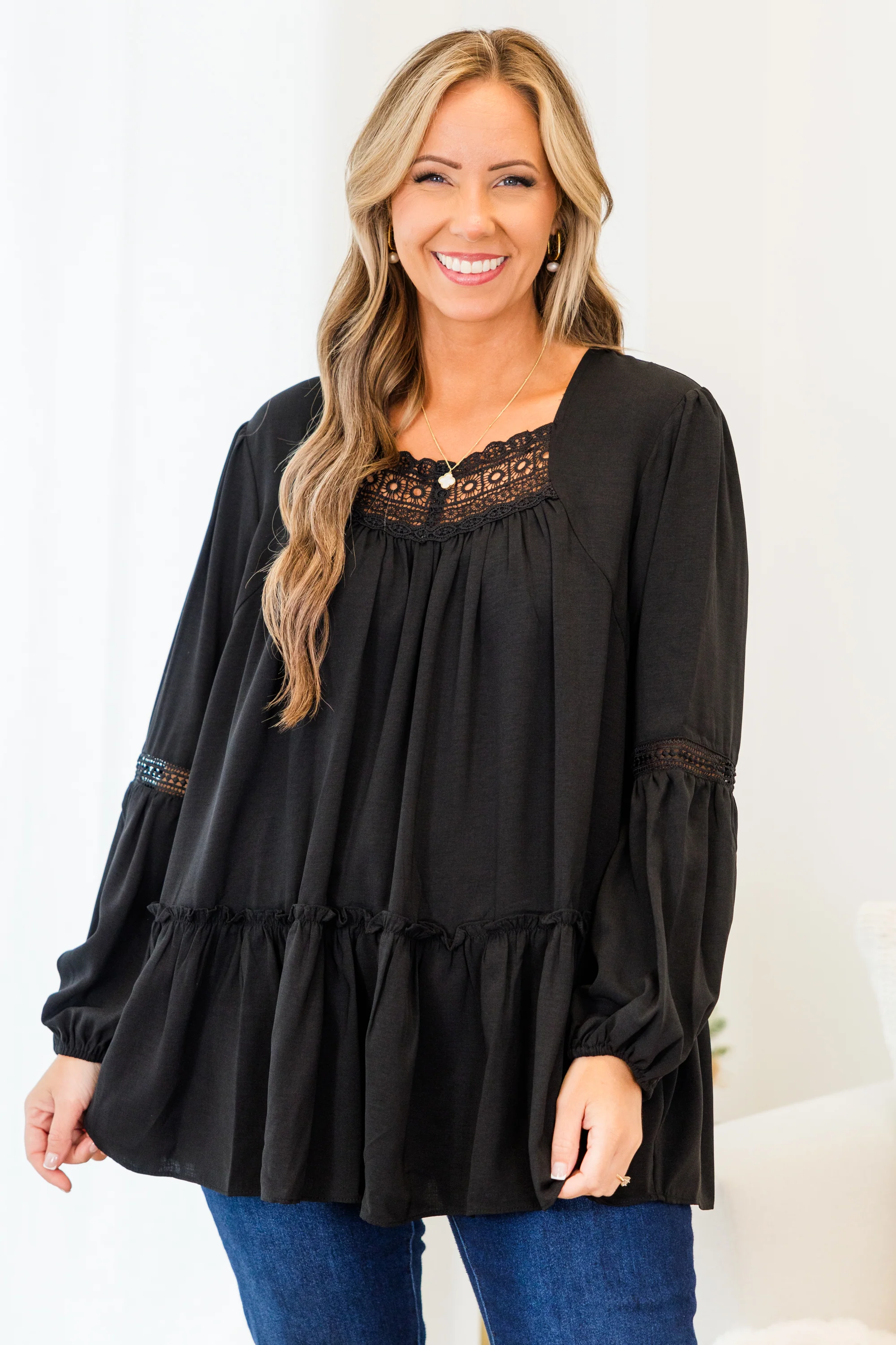 Words Of Affirmation Top, Black - Giverhouse