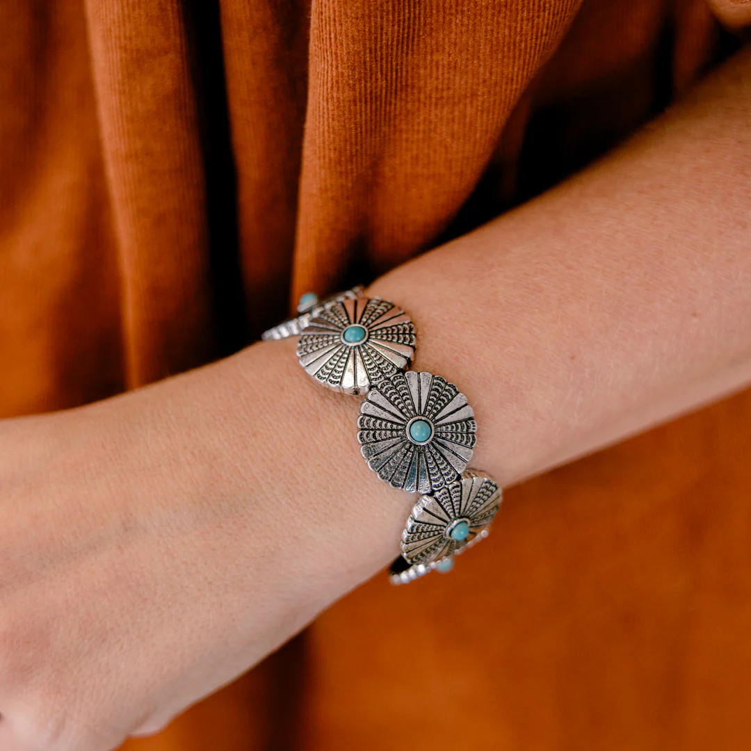 Lasso And Lace Bracelet, Turquoise - Giverhouse