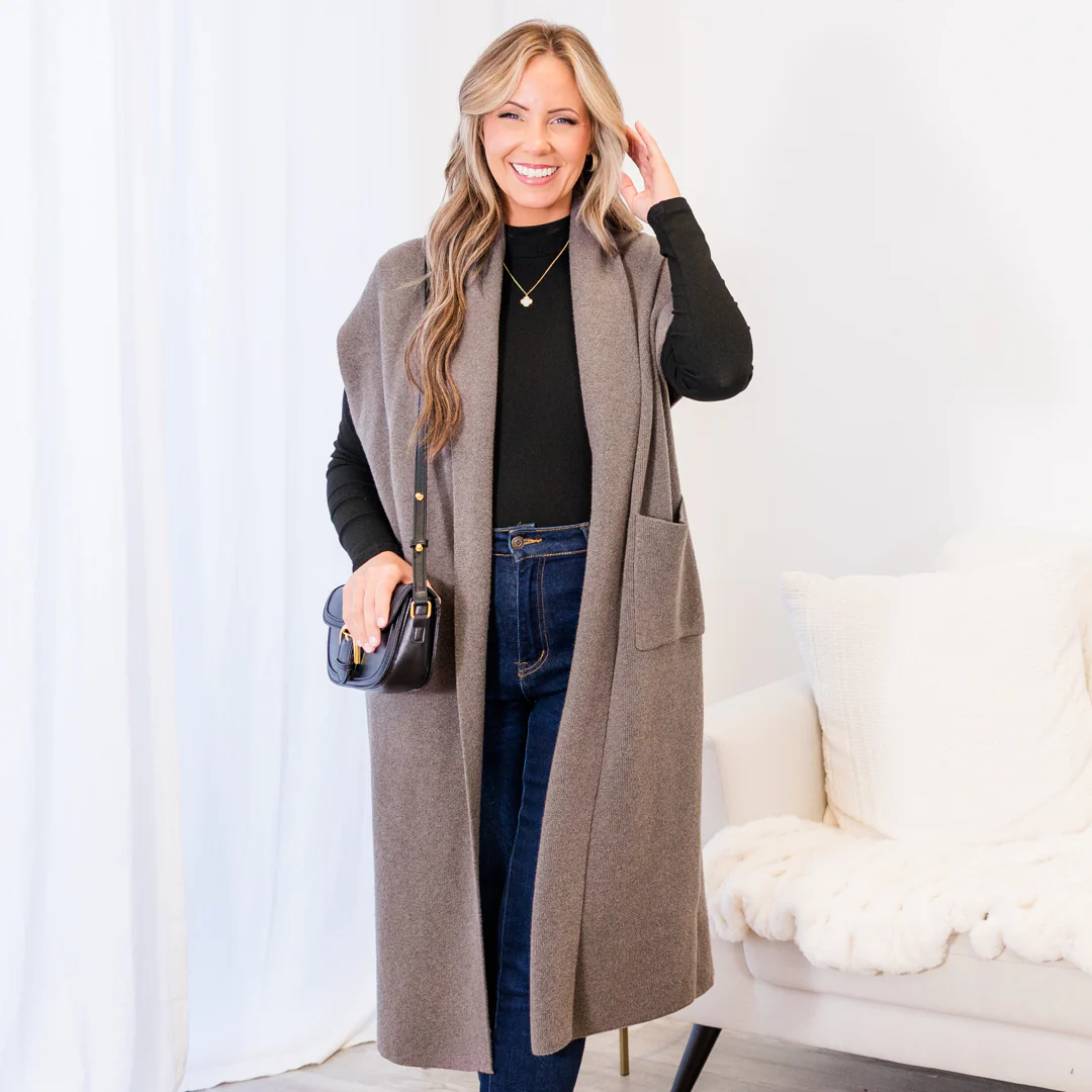 She's So Cute Cardigan, Grey - Giverhouse