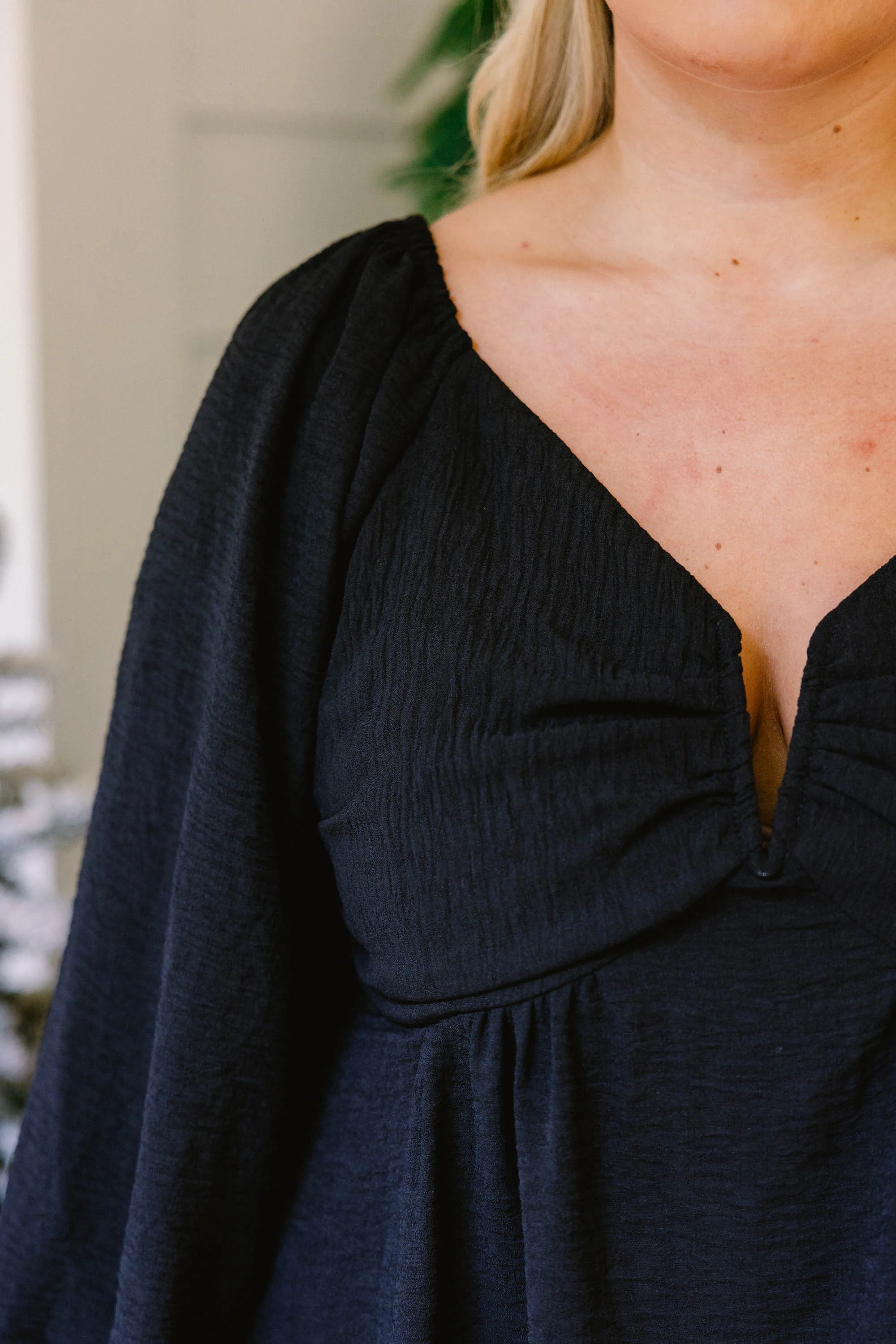 Peaceful Day Top, Black - Giverhouse